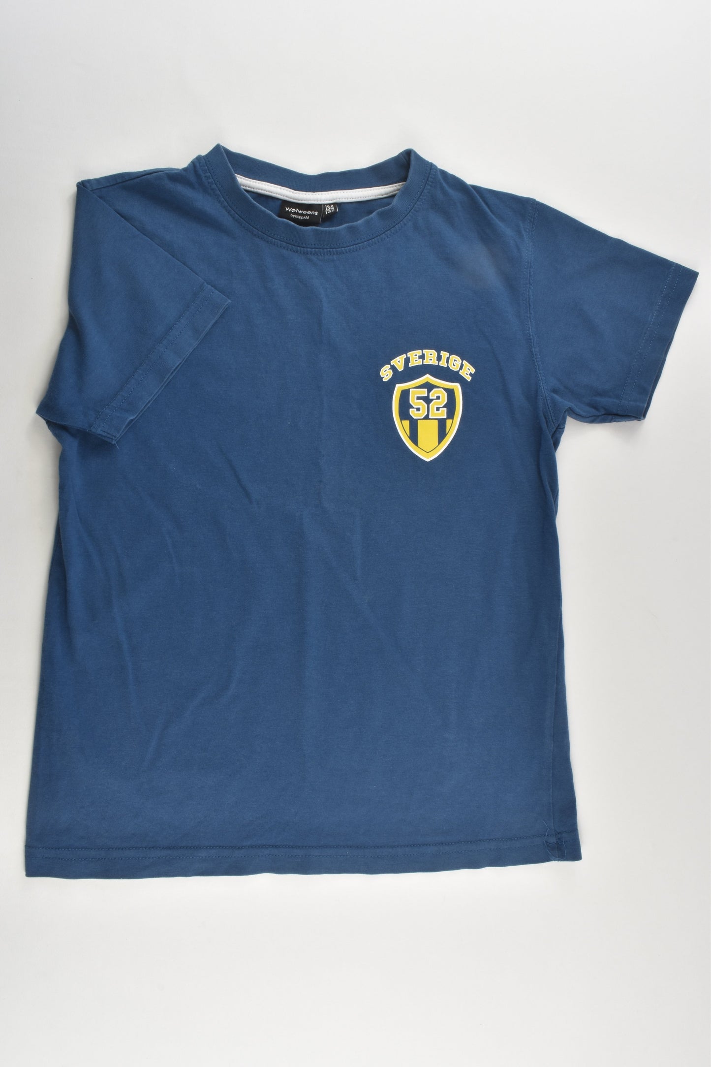 KappAhl Size 9-10 (134-140 cm) 'Sverige' T-shirt