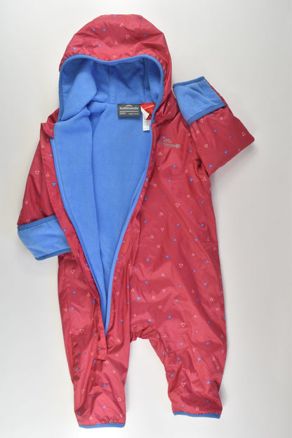 Kathmandu Size 0 (12 months) Fleece Lined Outdoors Suit