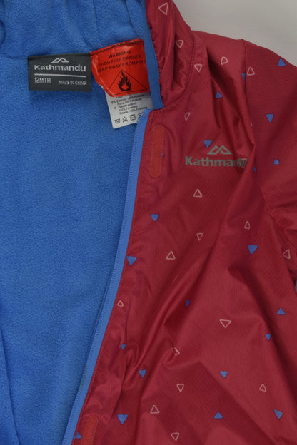 Kathmandu Size 0 (12 months) Fleece Lined Outdoors Suit