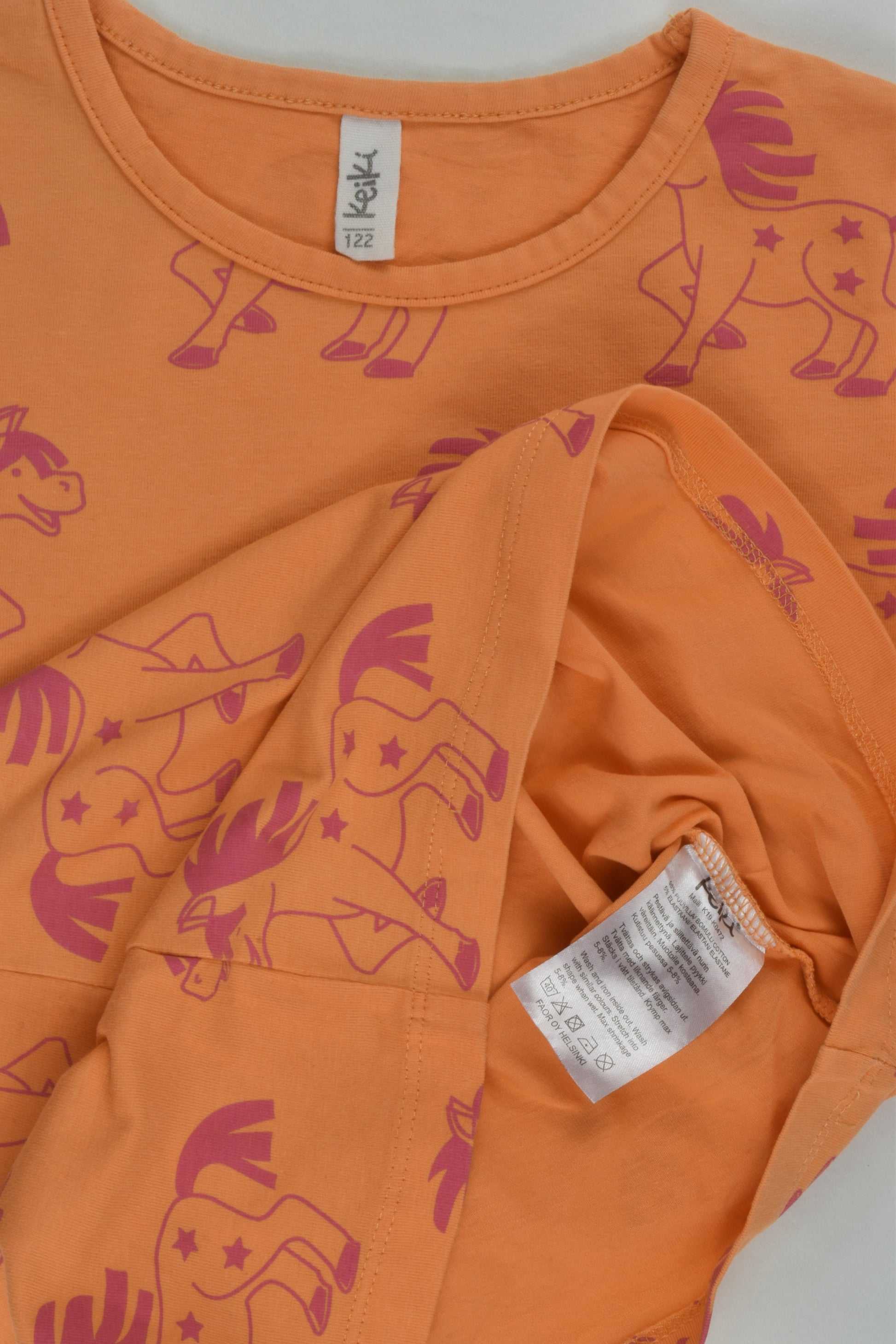 Keiki Size 7 (122 cm) Horse T-shirt