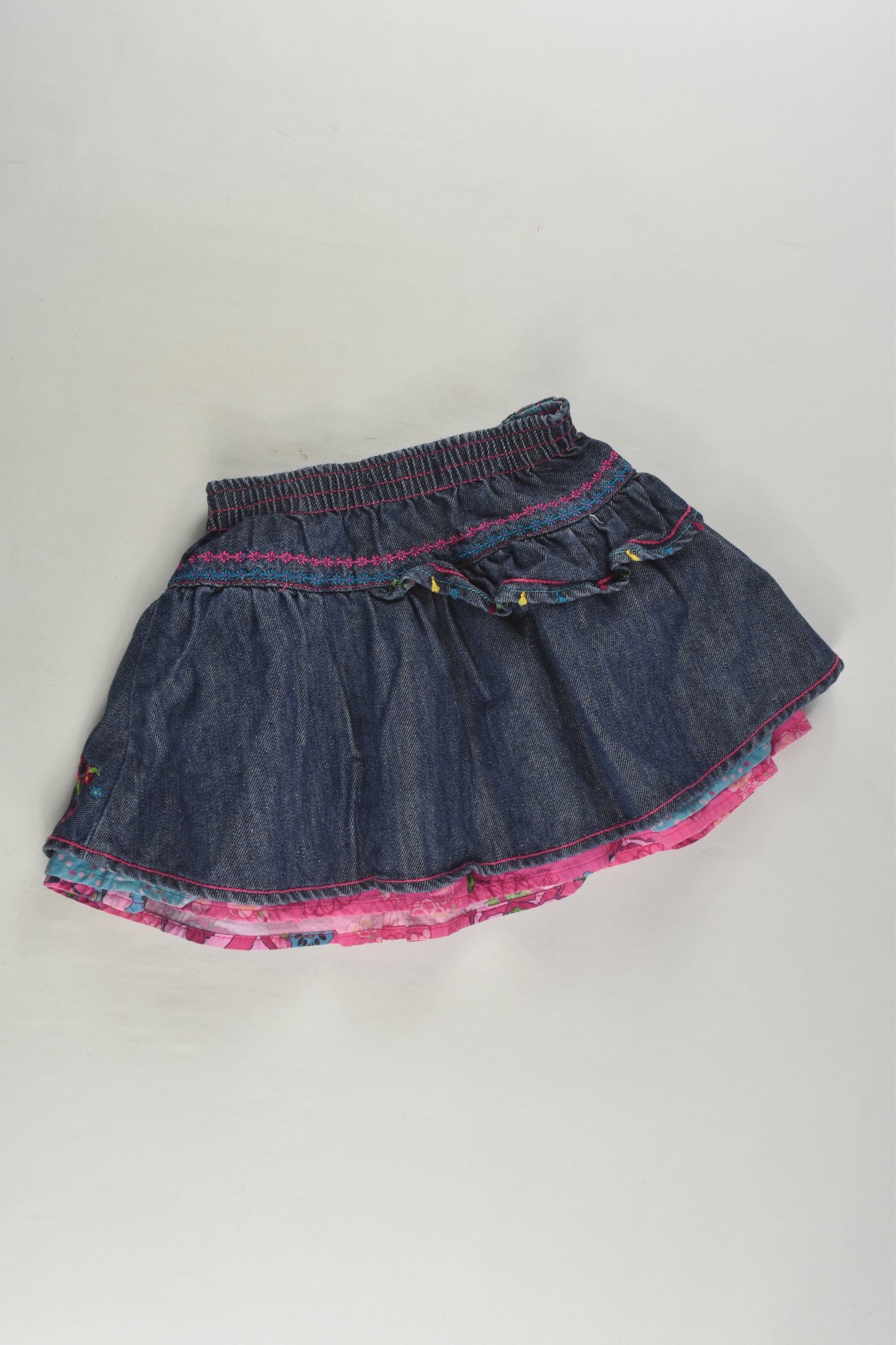 Kenzo Size 1-2 (23 months, 86 cm) Lined Denim Skirt