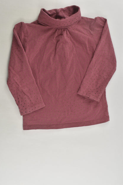 Kiabi Size 1-2 (24 months) Turtle Neck Top