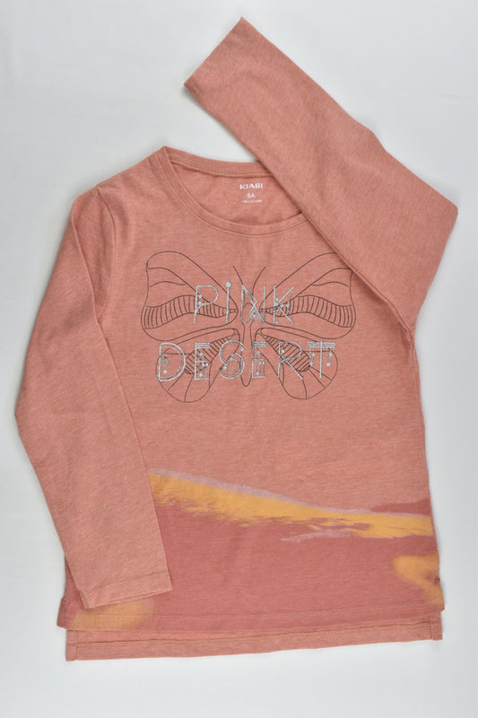 Kiabi Size 5 (108-113 cm) 'Pink Desert' Top