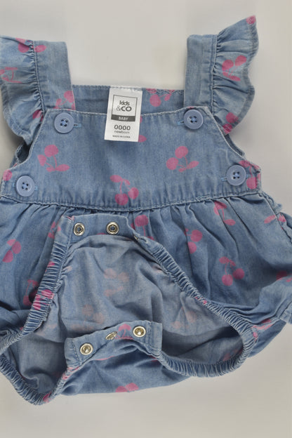 Kids & Co Size 0000 Bubble Romper