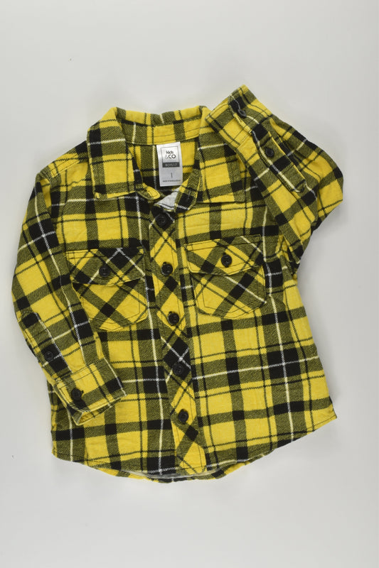 Kids & Co Size 1 Flannel Shirt