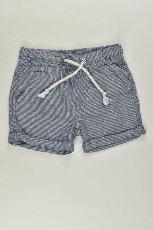 Kids & Co Size 2 Lightweight Striped Shorts