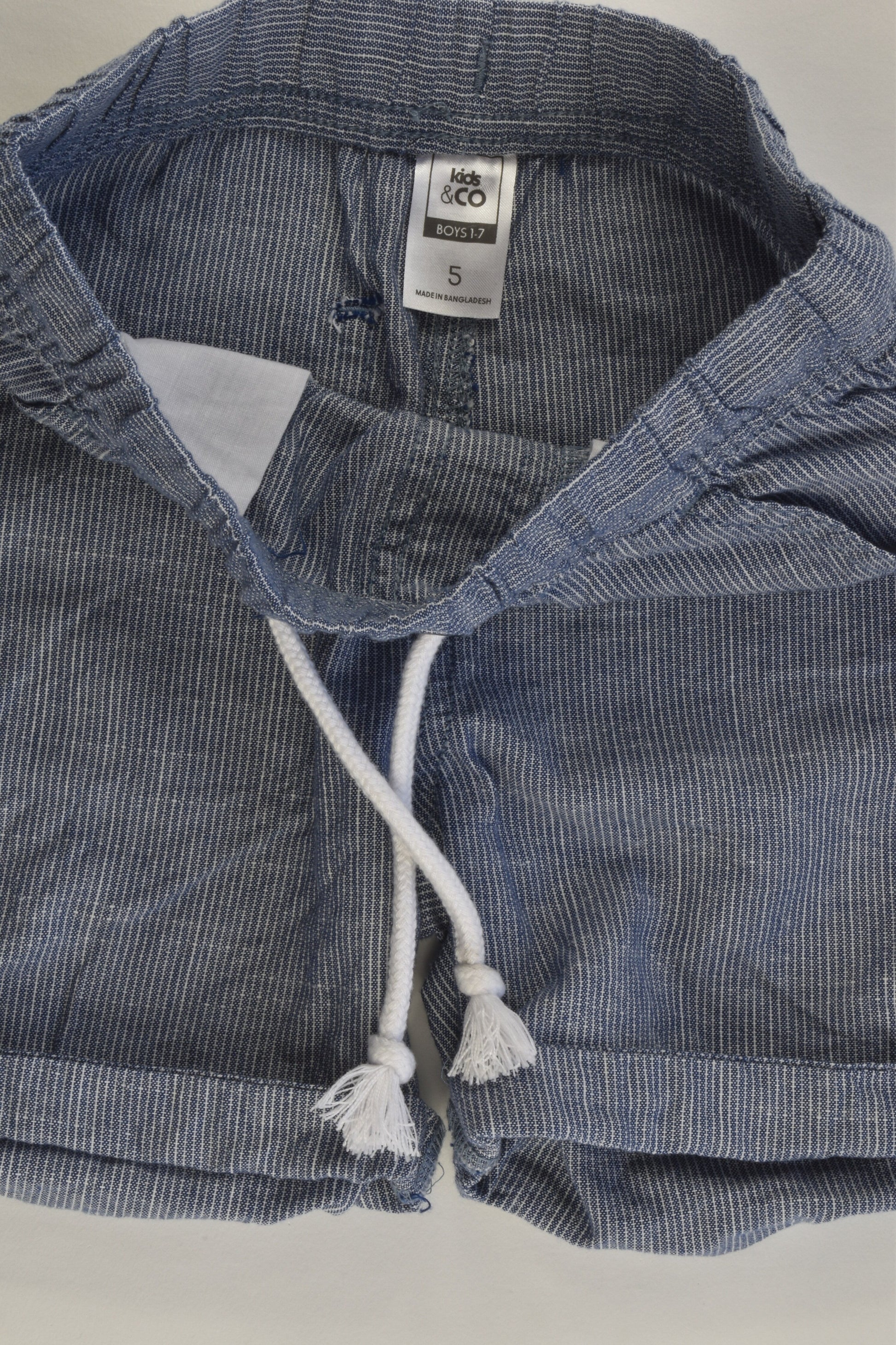 Kids & Co Size 5 Lightweight /striped Shorts