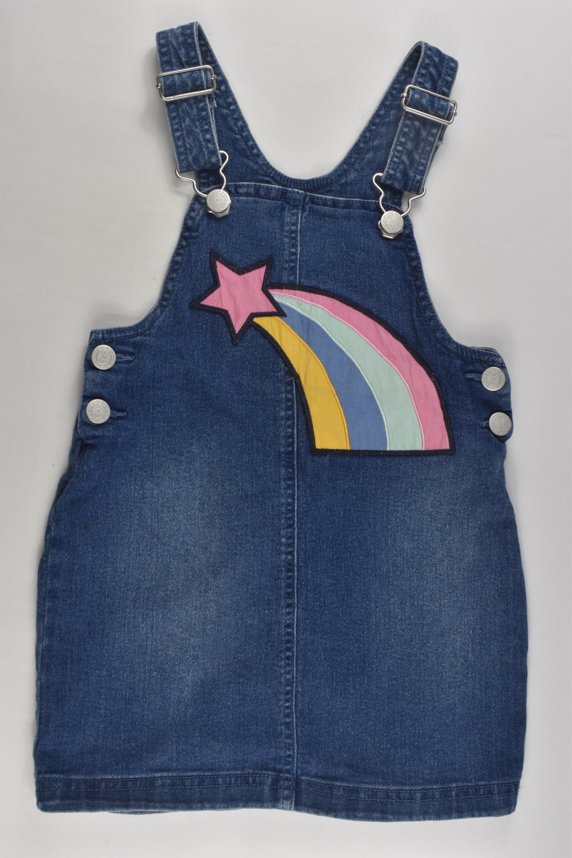 Kids & Co Size 5 Shooting Star Denim Dress