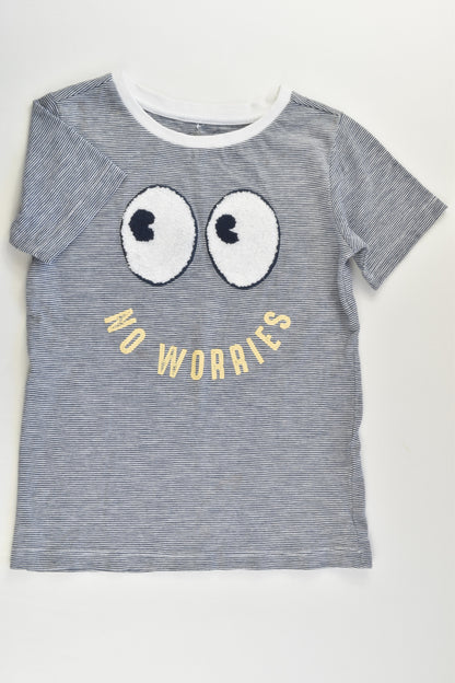 Kids & Co Size 6 'No Worries' T-shirt