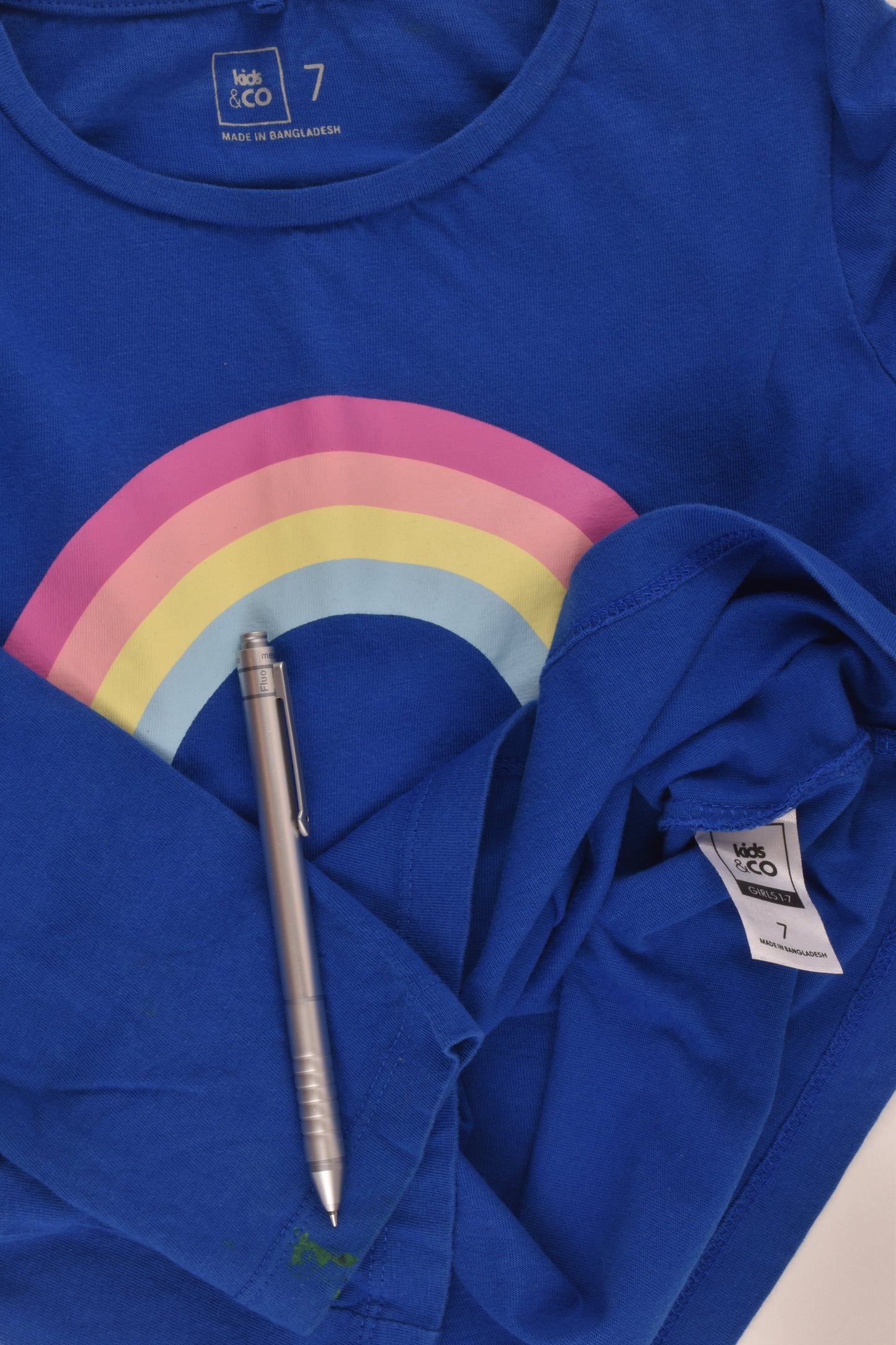 Kids & Co Size 7 Rainbow Top