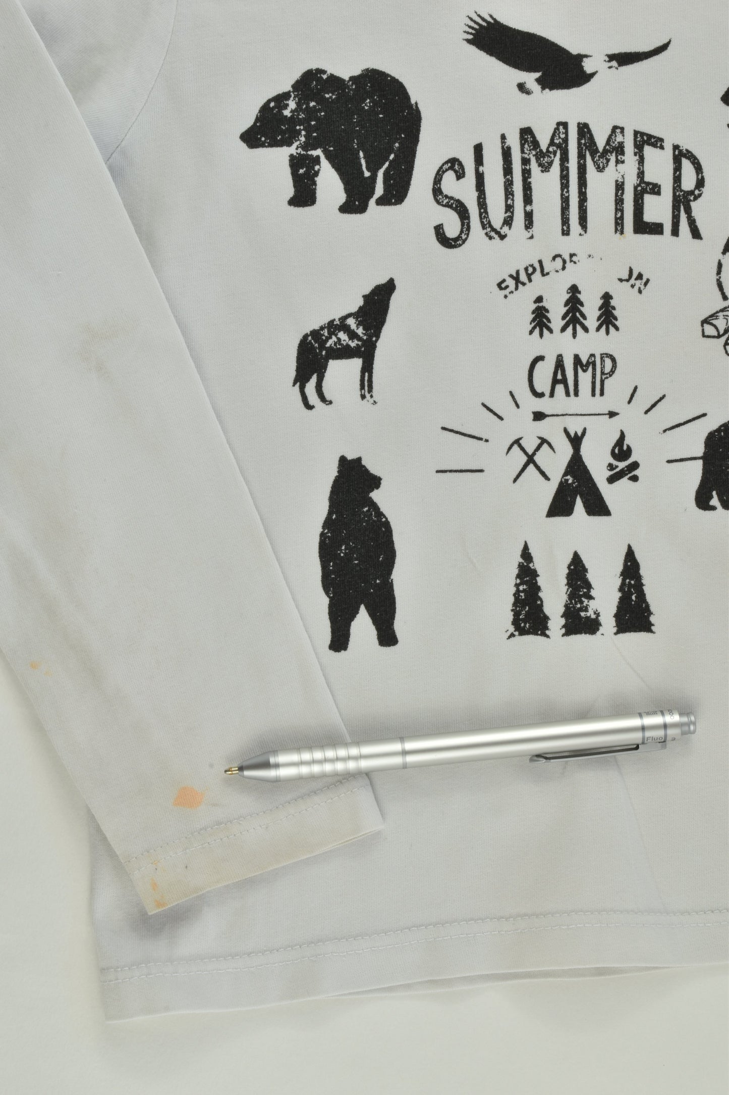 Kid's Graffiti Size 4 'Summer Exploration Camp' Top