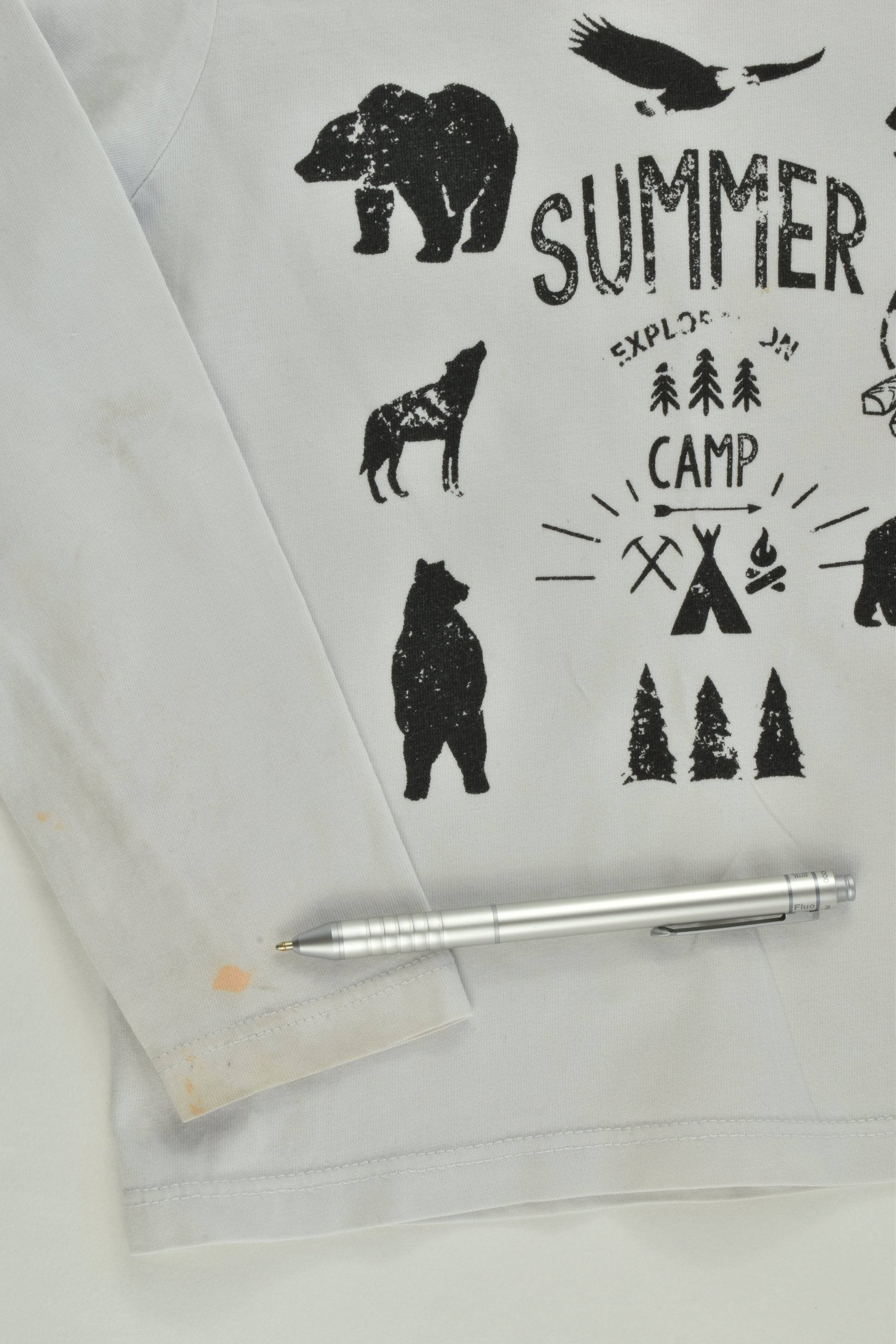 Kid's Graffiti Size 4 'Summer Exploration Camp' Top