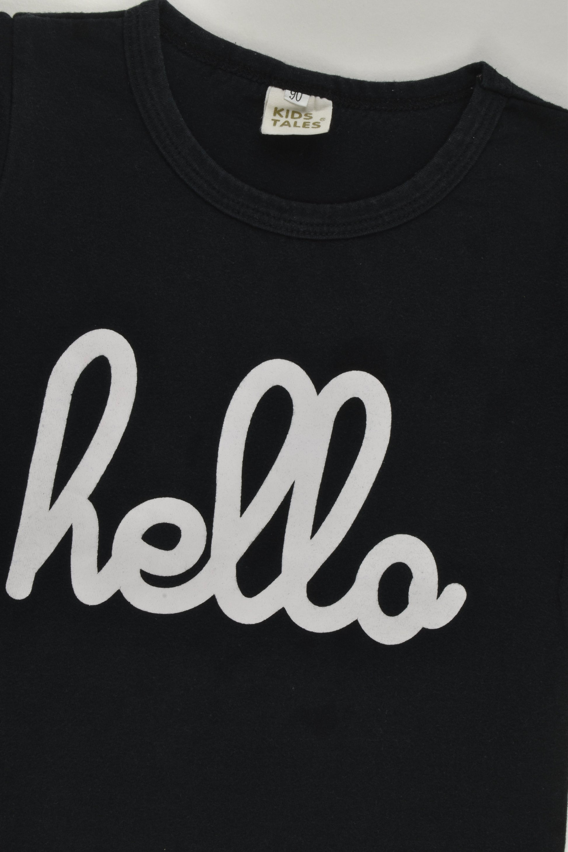 Kids Tales Size 1-2 (90 cm) 'Hello' T-shirt