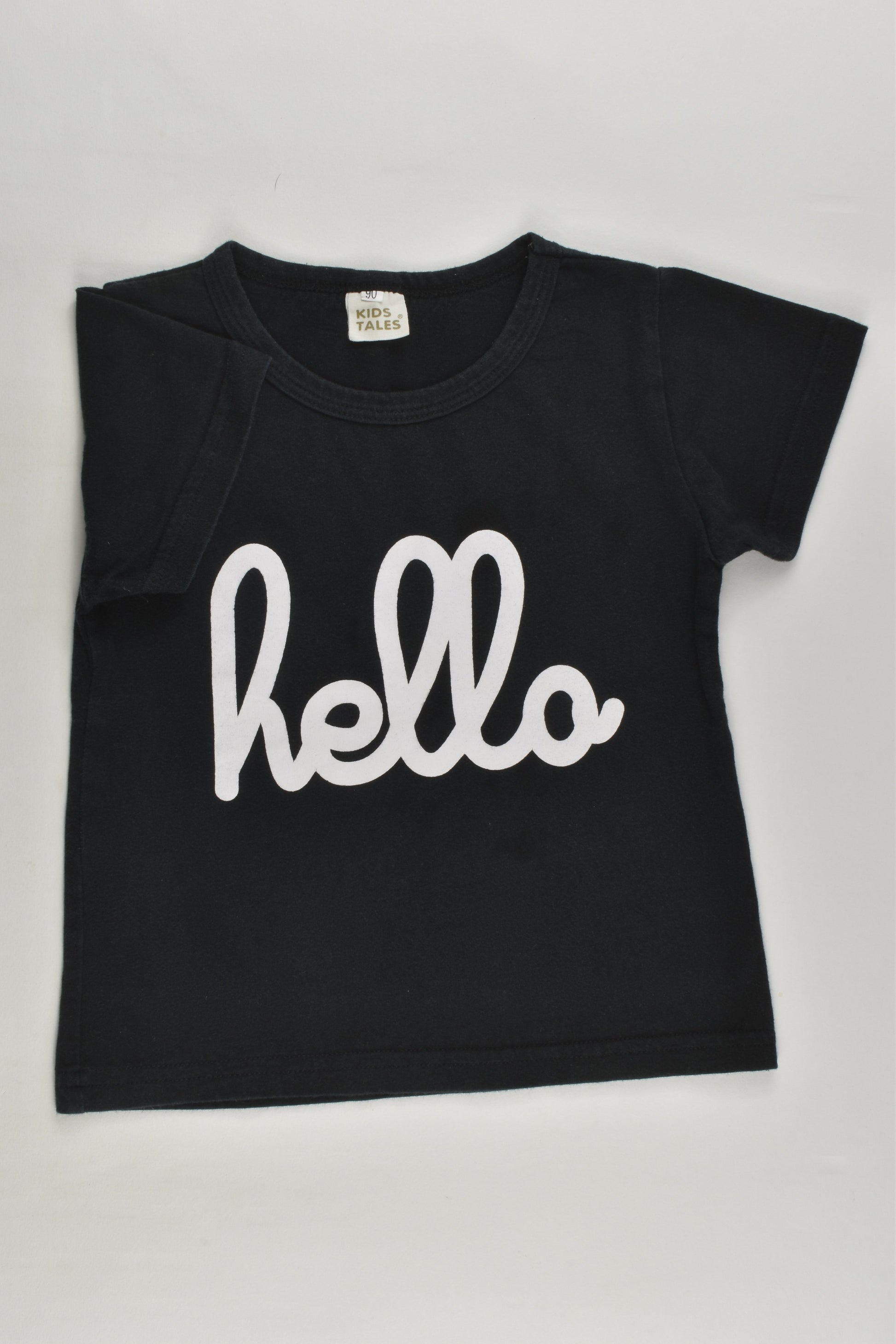 Kids Tales Size 1-2 (90 cm) 'Hello' T-shirt
