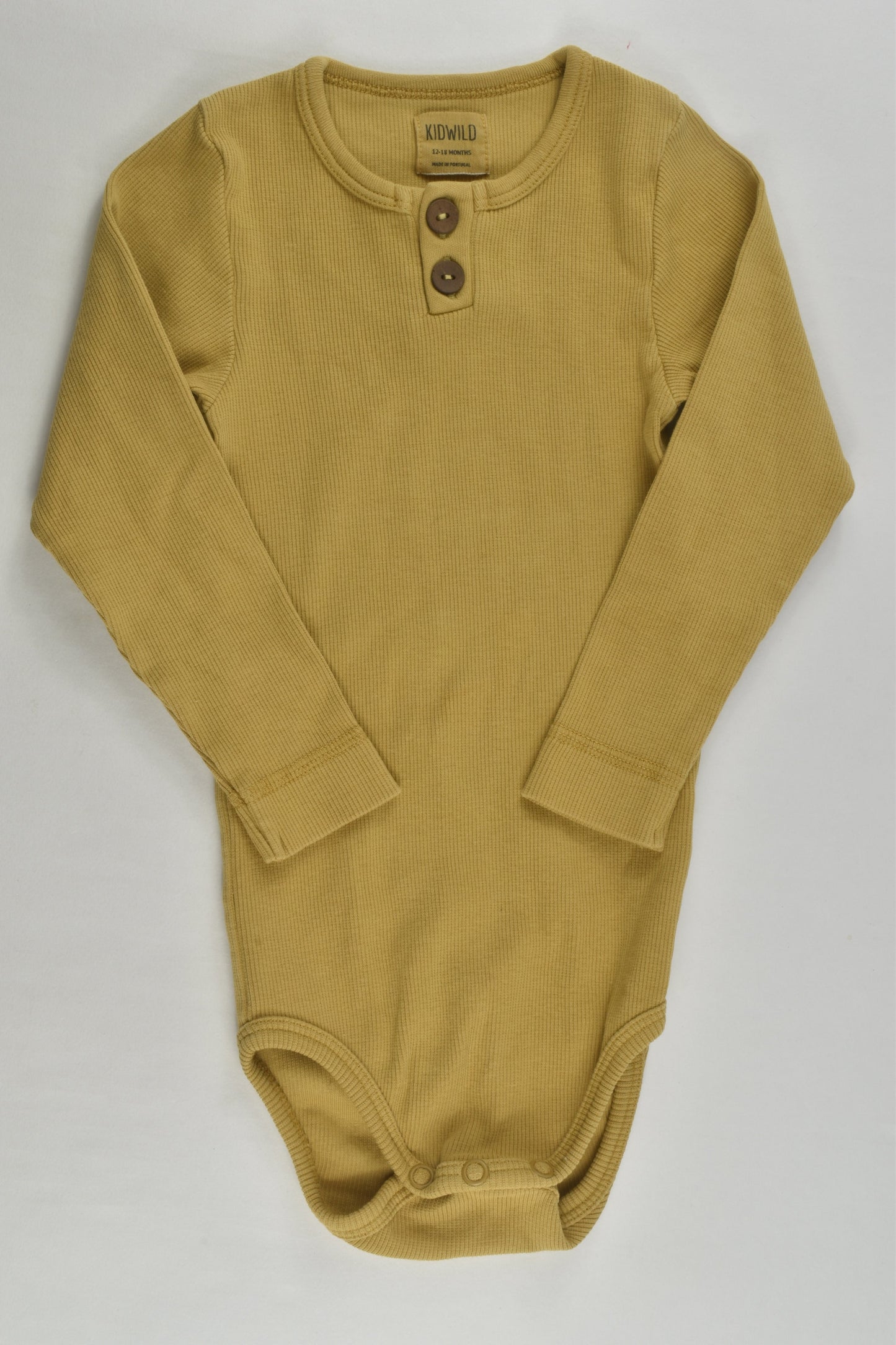 Kidwild Organic Size 1 Ribbed Bodysuit