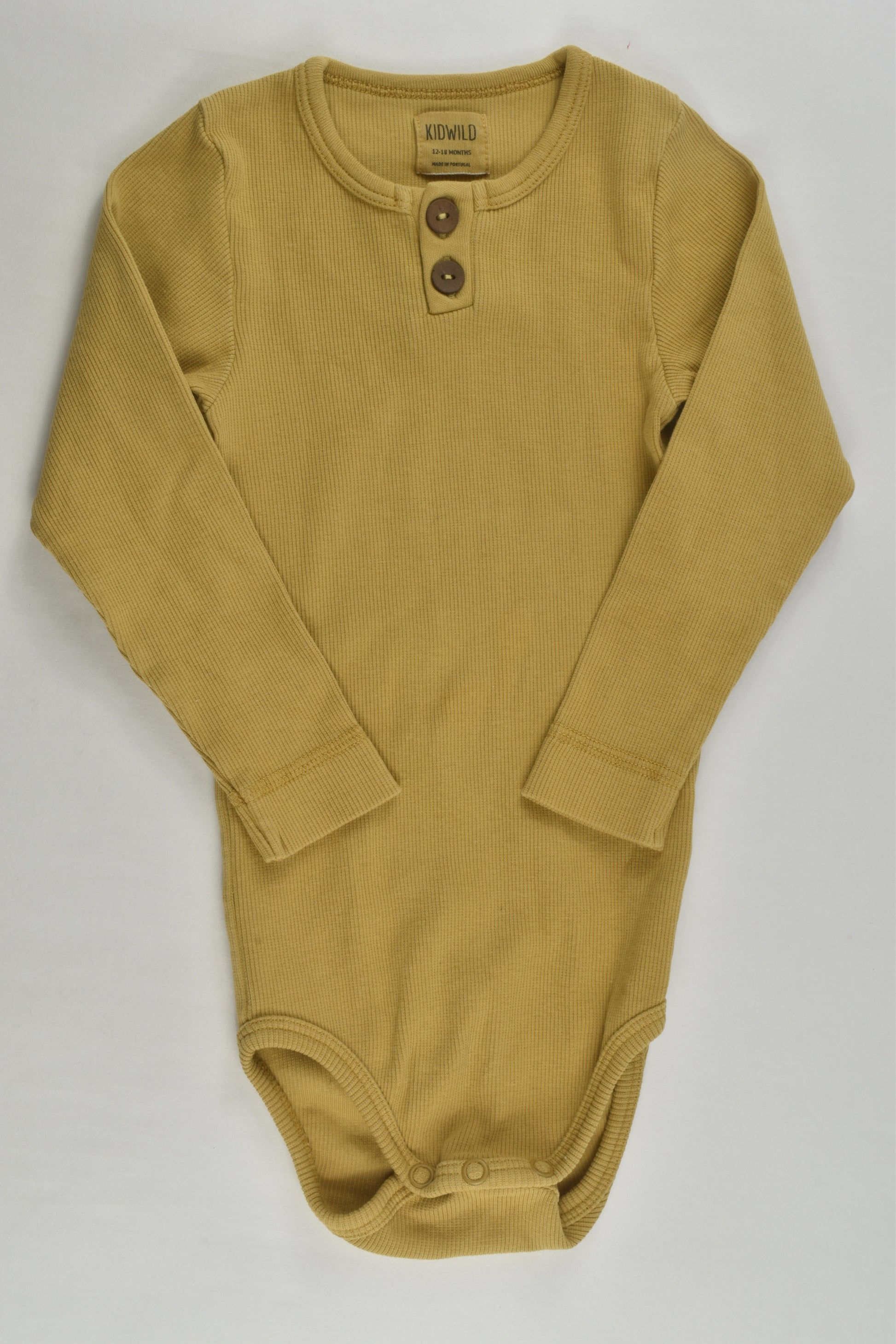 Kidwild Organic Size 1 Ribbed Bodysuit