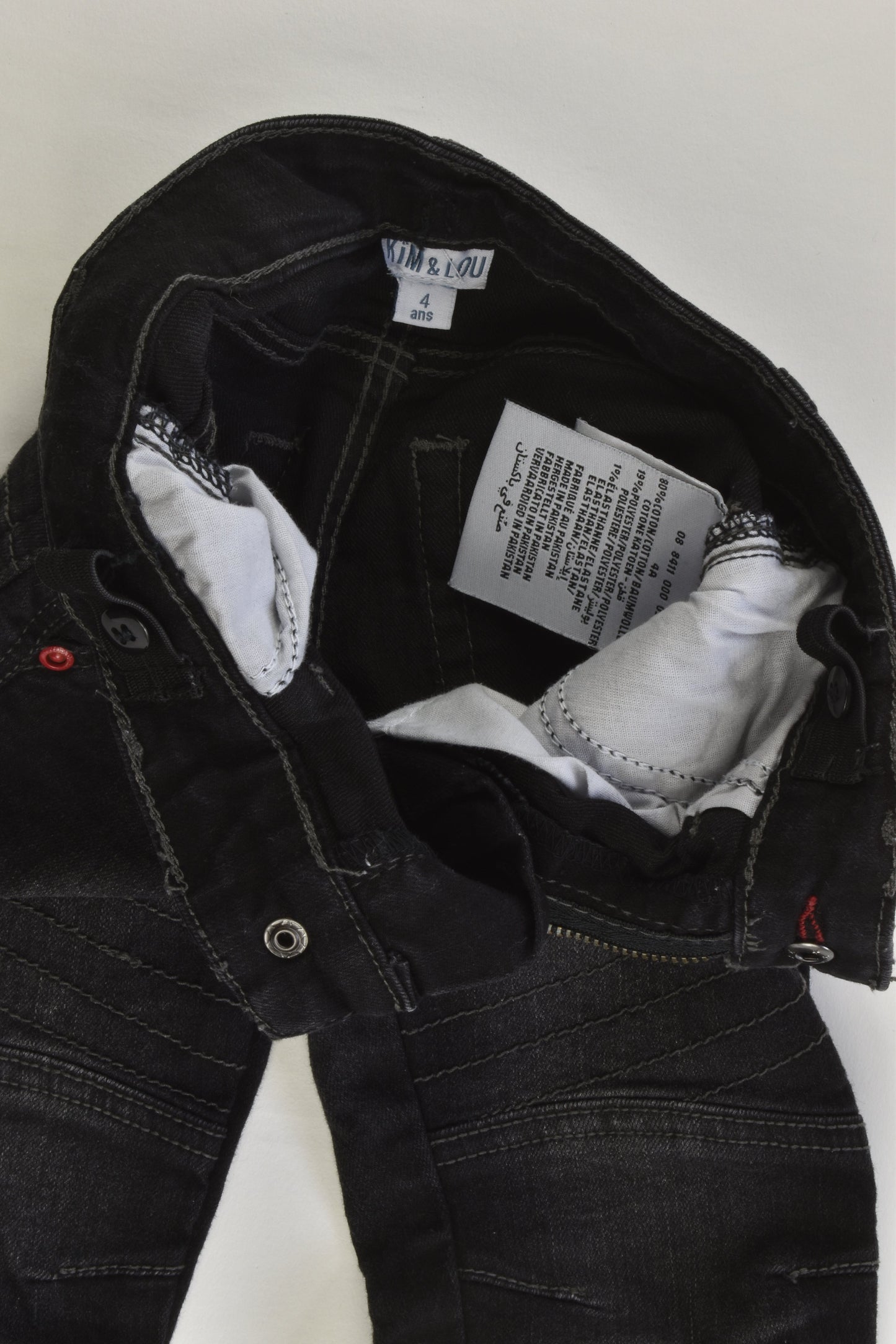 Kim & Lou (France) Size 4 Slim Fit Stretchy Denim Pants