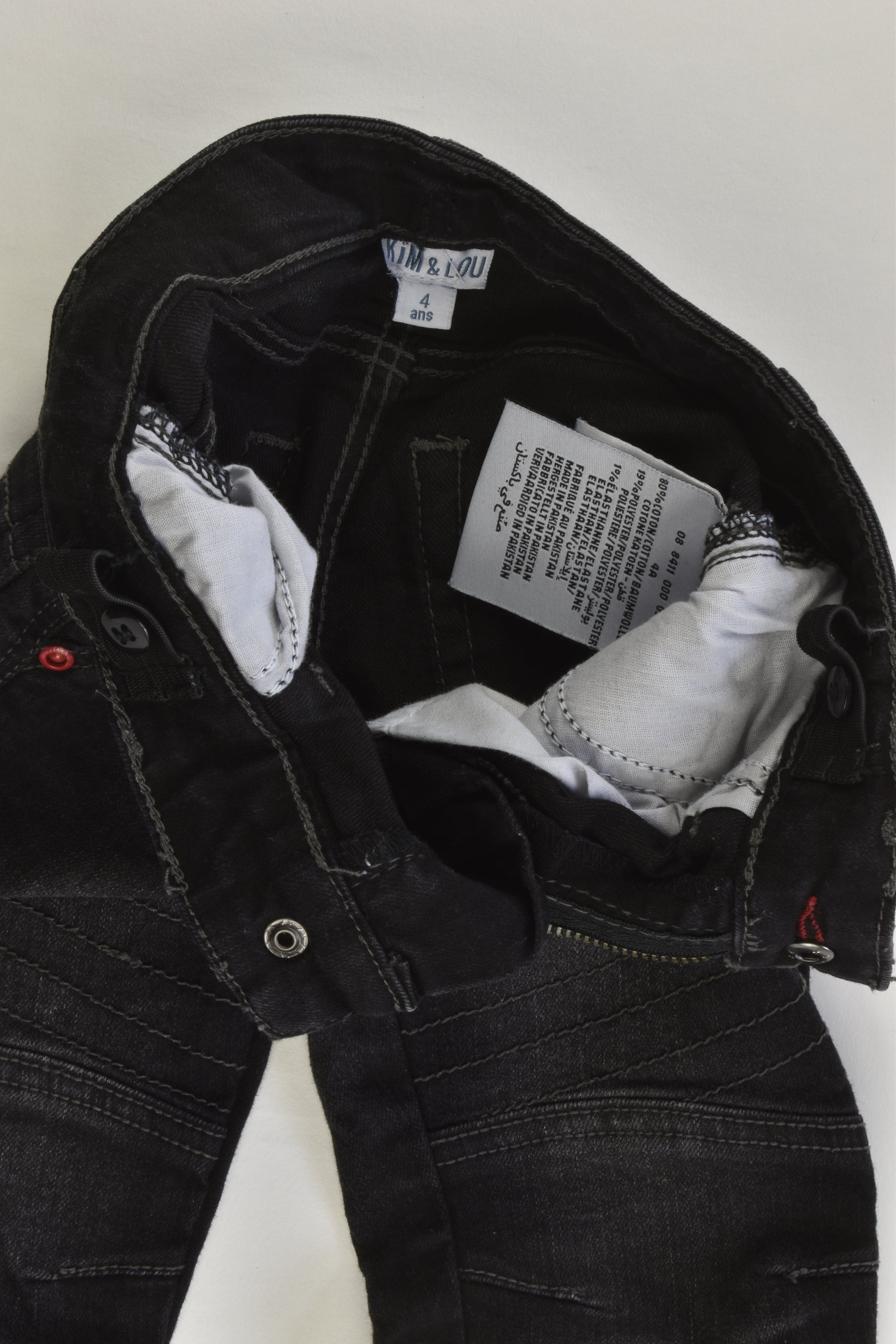 Kim & Lou (France) Size 4 Slim Fit Stretchy Denim Pants