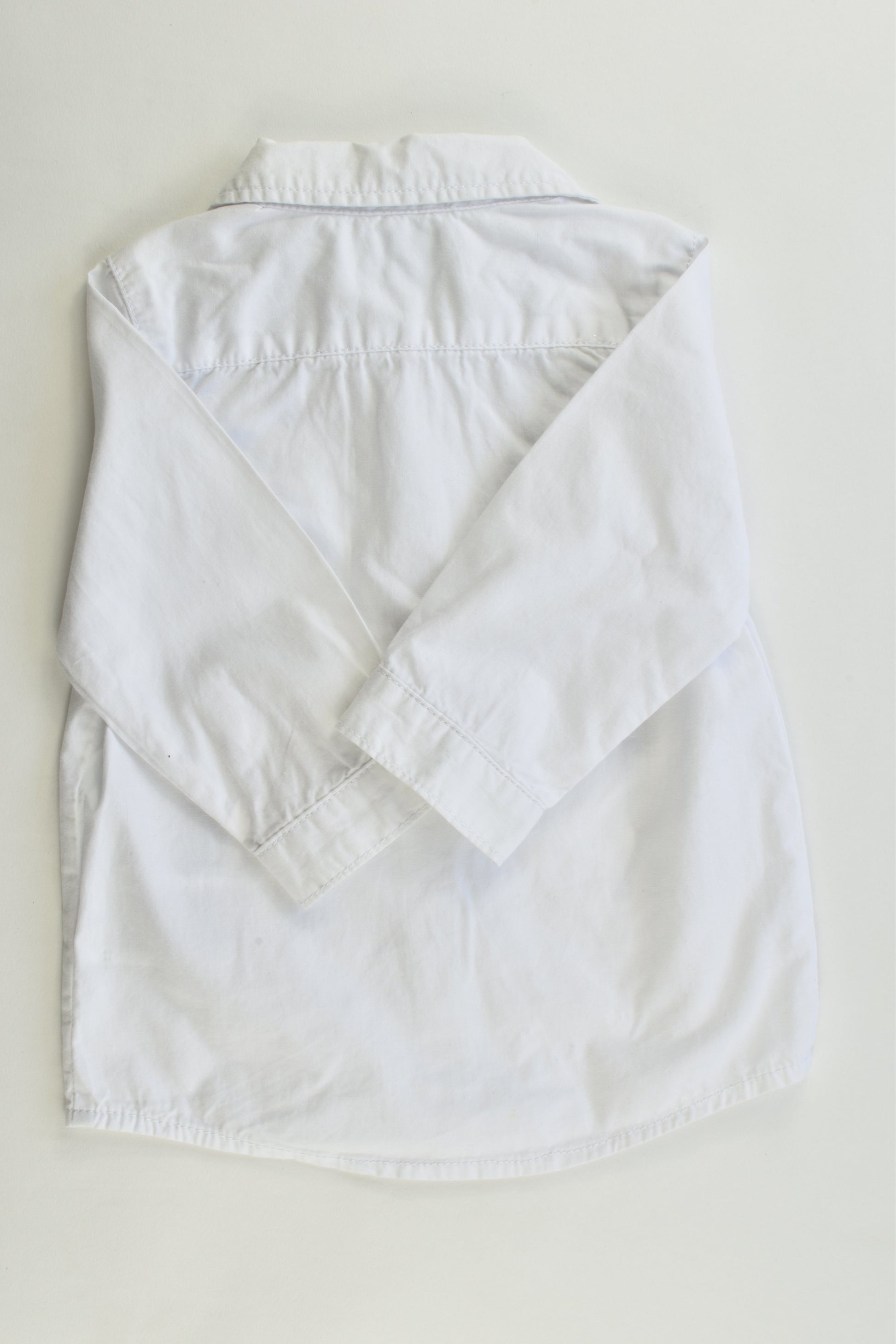 Kimbaloo (France) Size 1 (12 months) Suspenders and Bow Collared Shirt