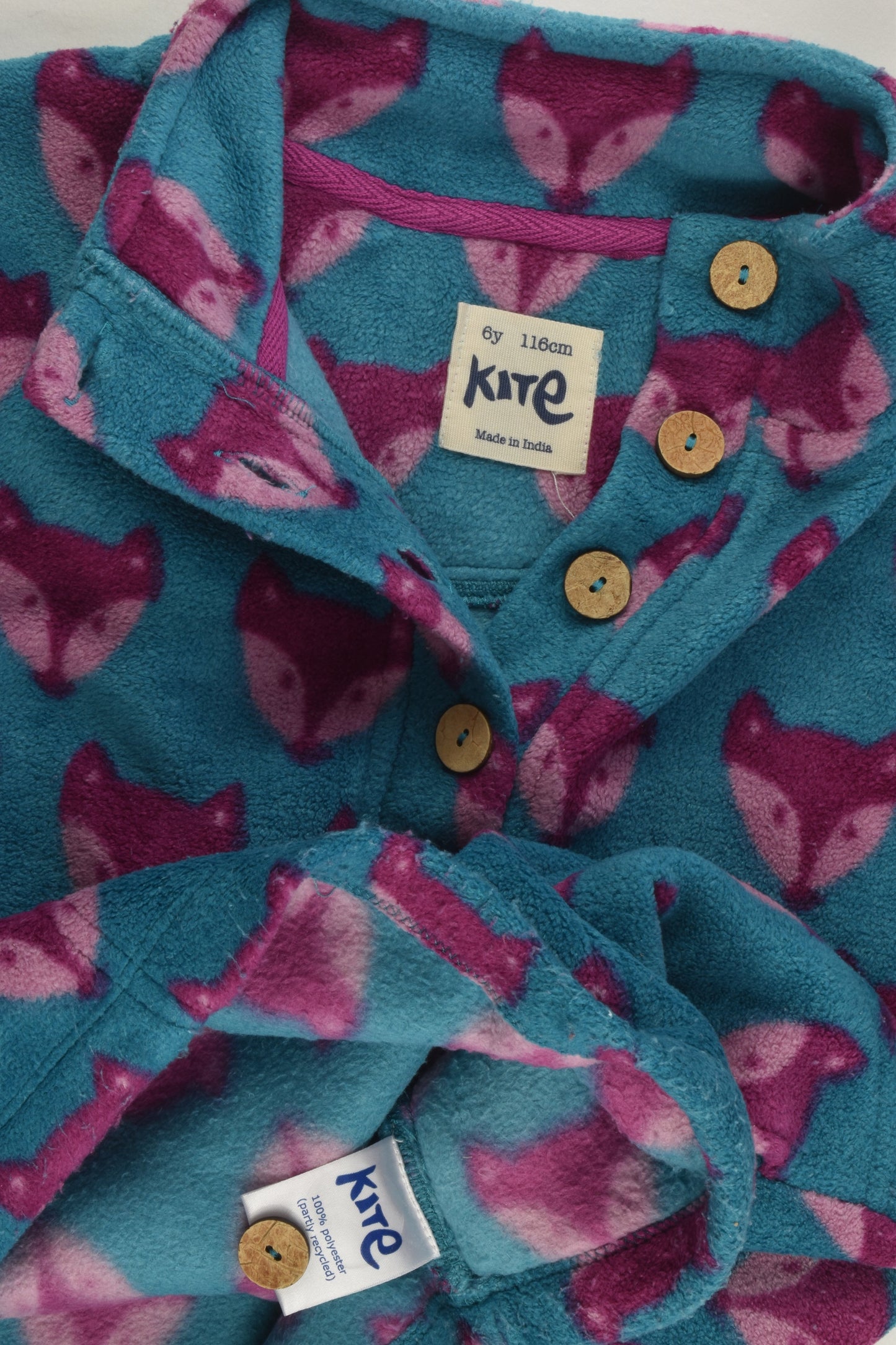 Kite Size 6 (116 cm) Fox Fleece Jumper