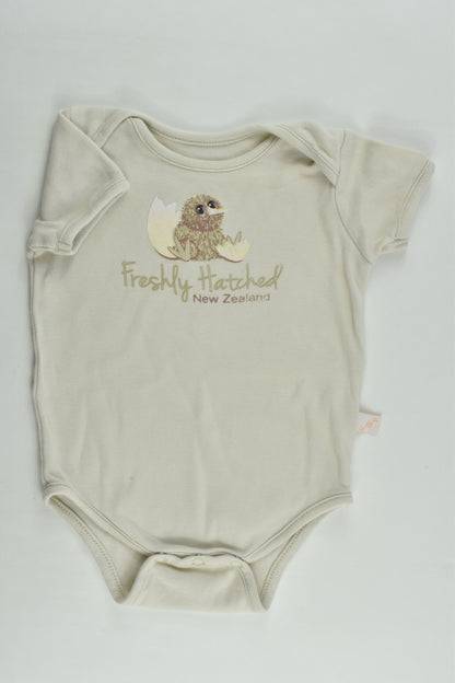 Kiwi & Friends Size 0 'Freshly Hatched' Bodysuit