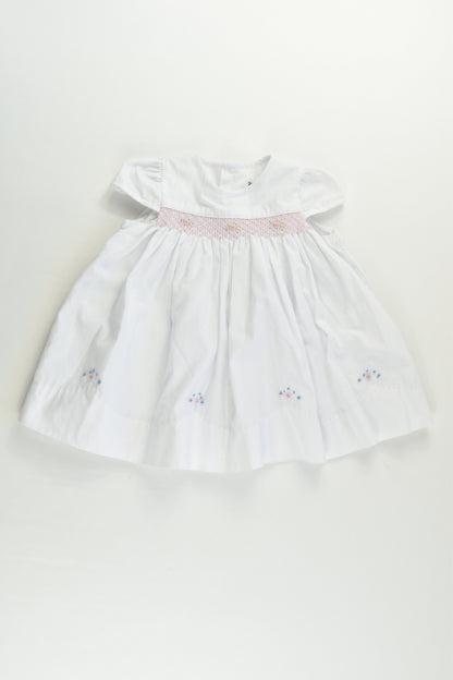 Korango (AU) Size 000 (0-3 months) Lined Smocked Dress