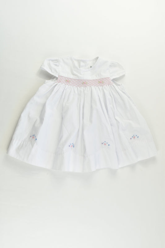 Korango (AU) Size 000 (0-3 months) Lined Smocked Dress