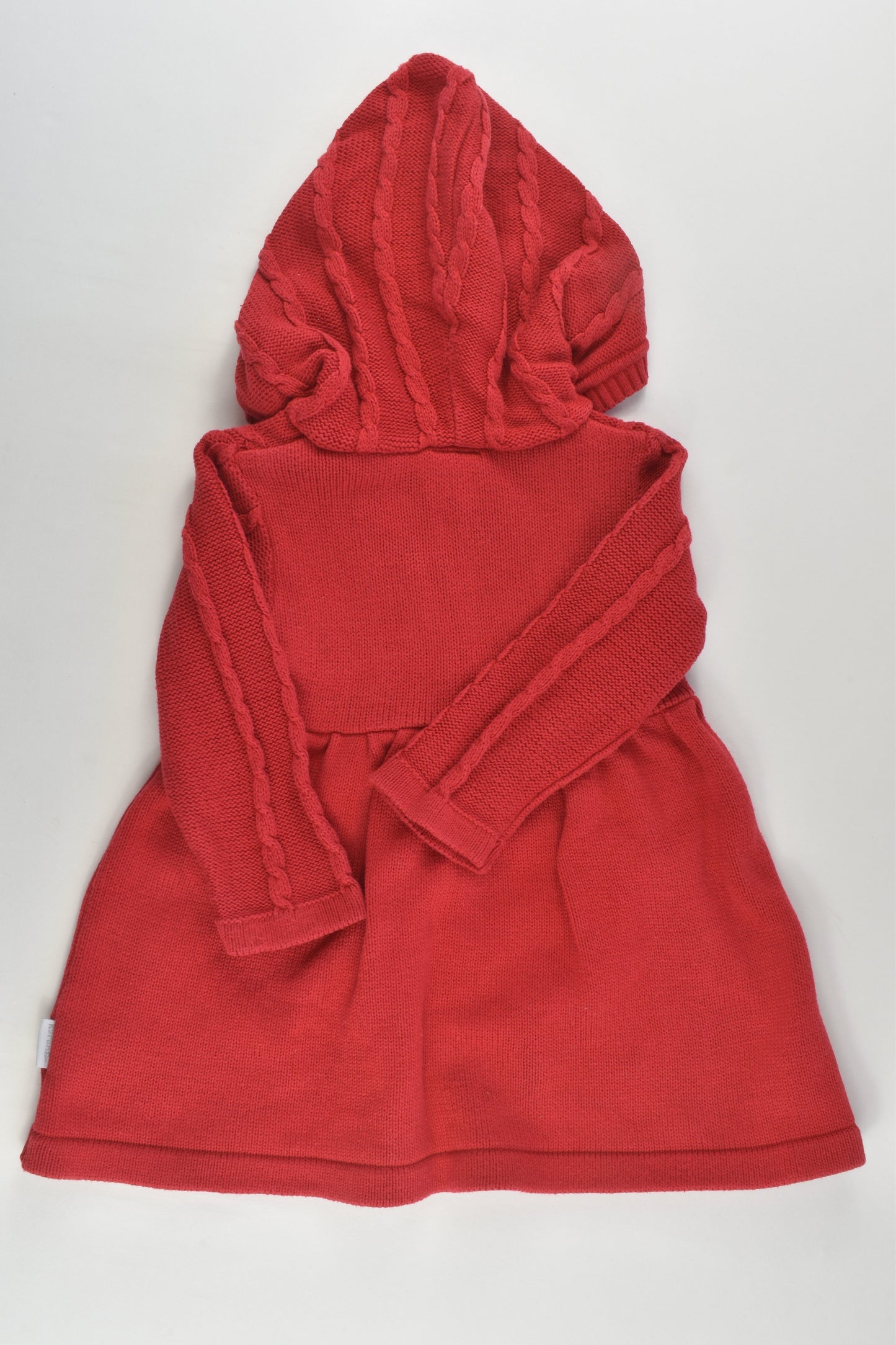 Korango Size 0 (6-12 months) Knitted Hooded Dress