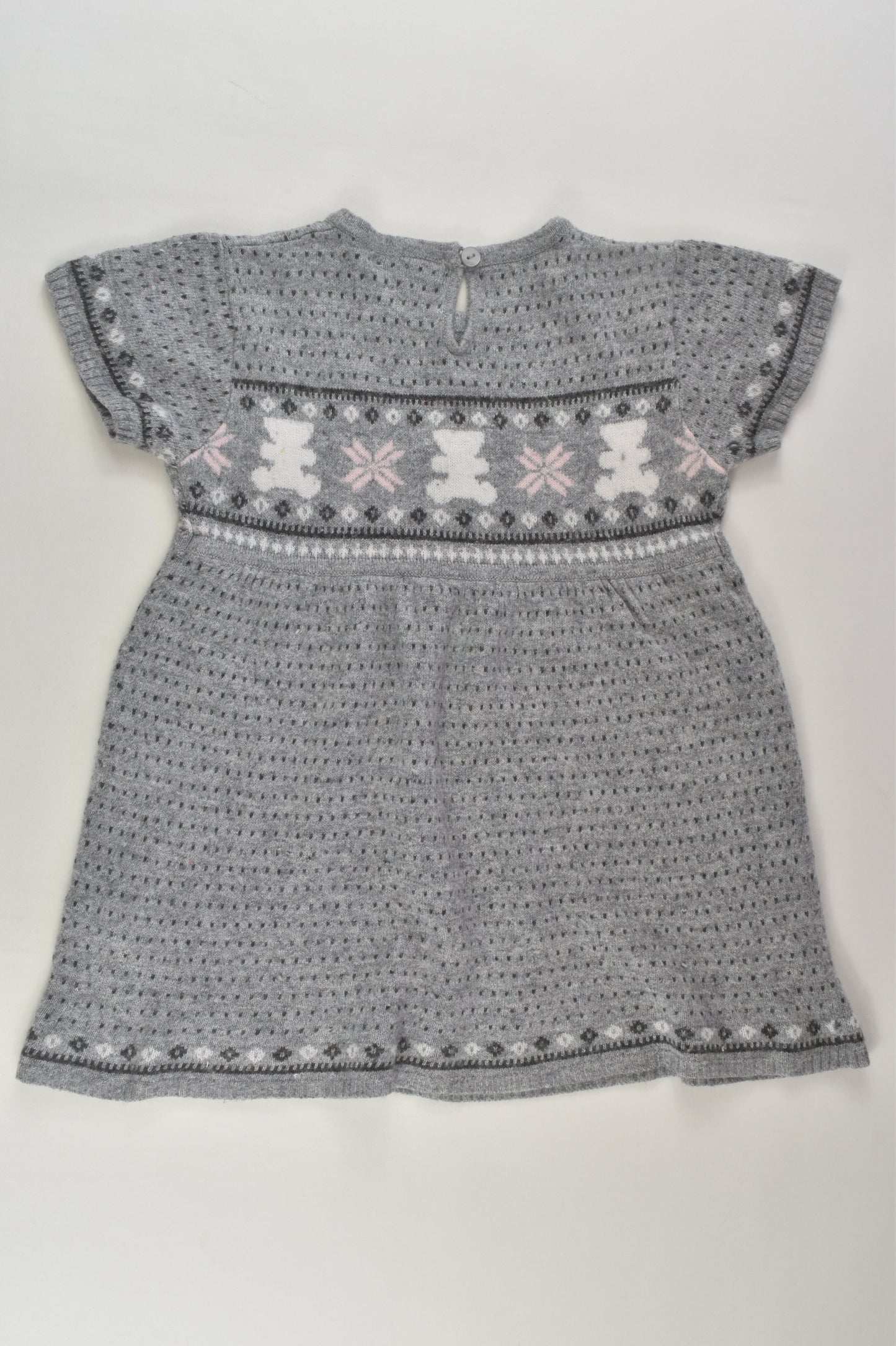 Krytik Size 0 (80 cm) Teddy Bear Knit Dress