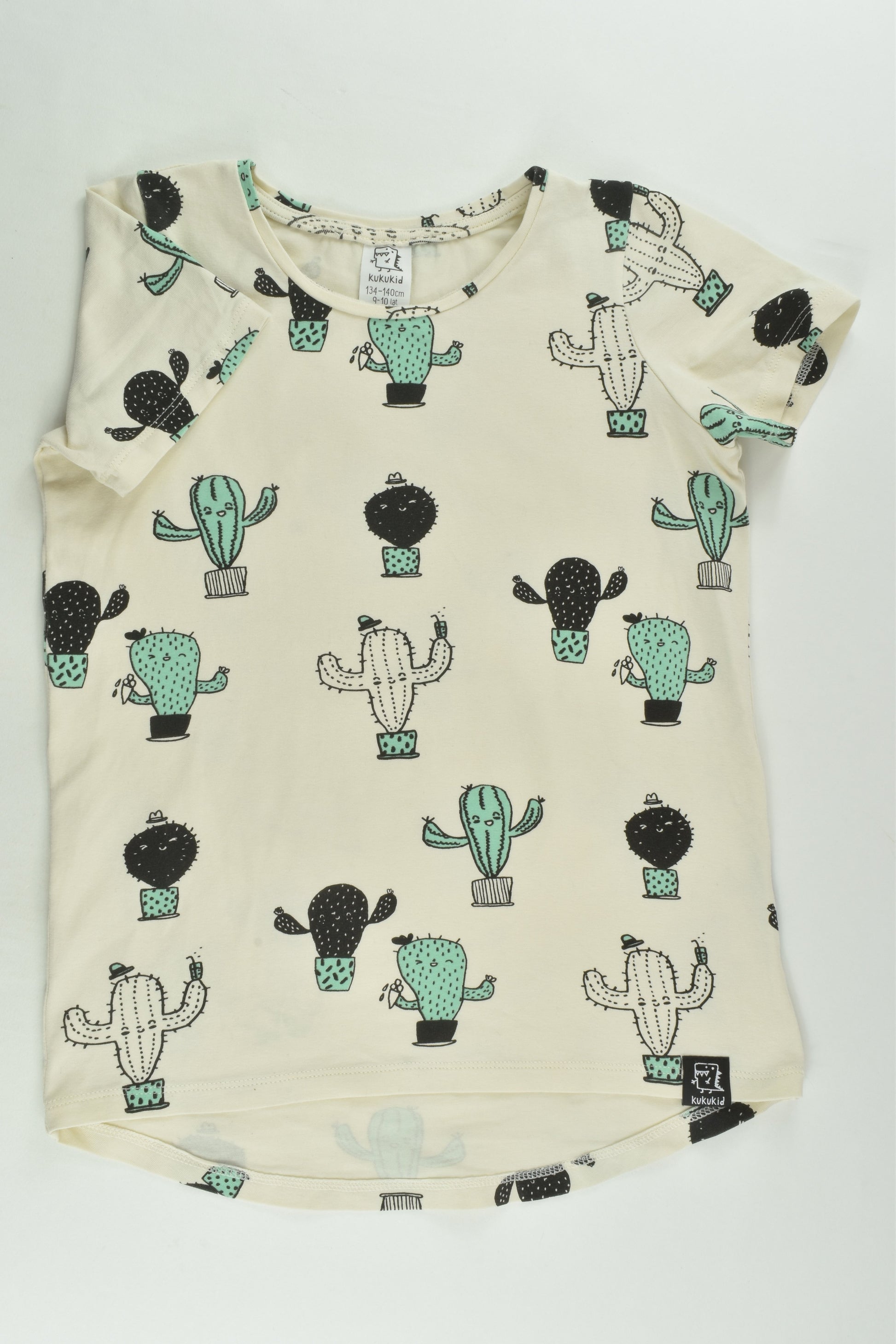 Kukukid Size 9-10 (134-140 cm) Cactus T-shirt