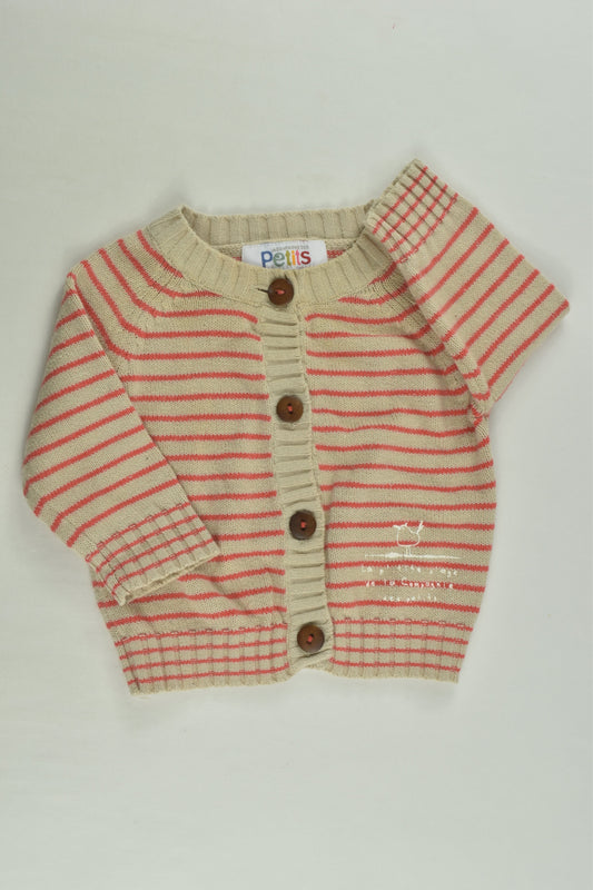 La Compagnie Des Petits Size 000 (3 months) Knit Cardigan