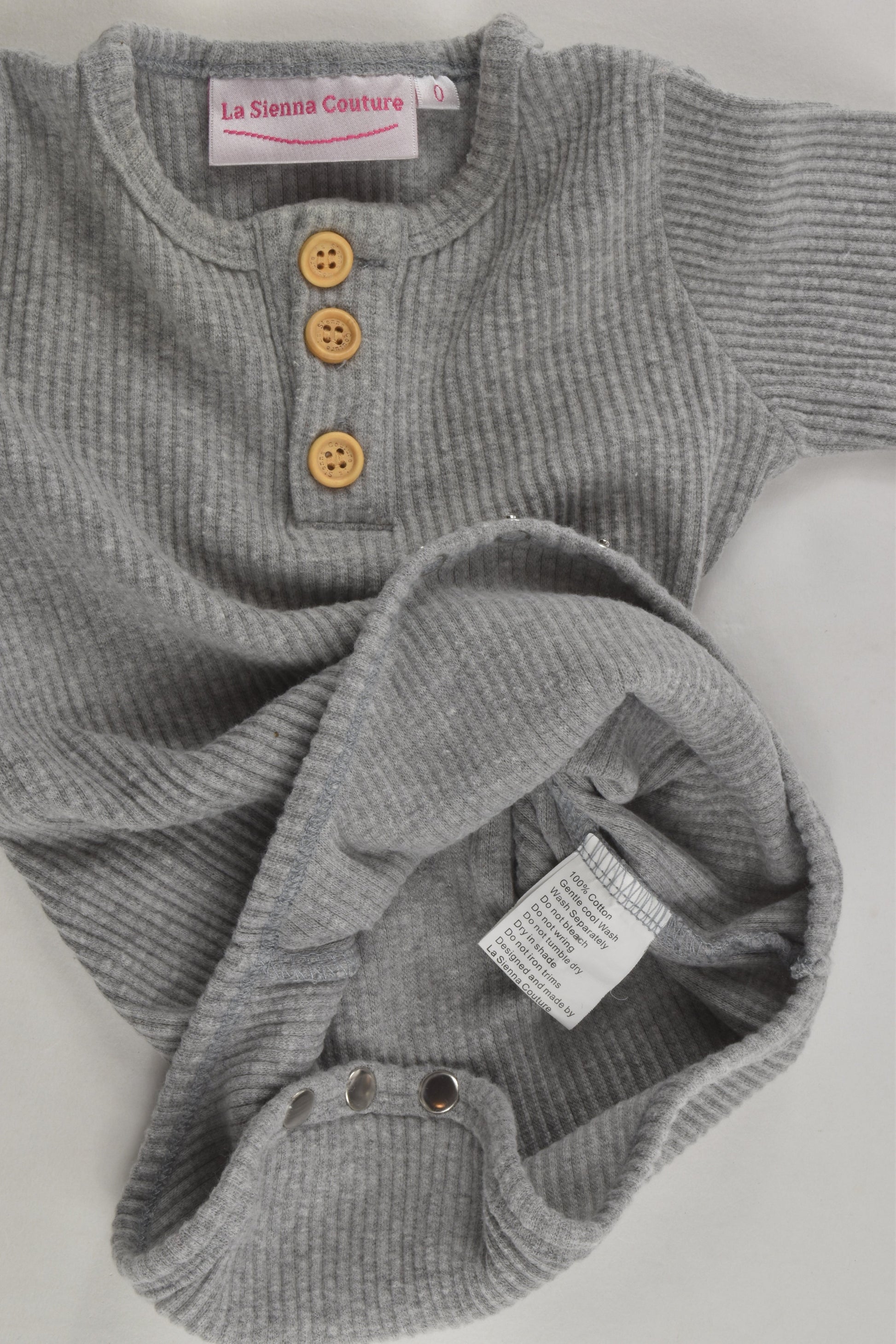 La Sienna Couture Size 0 Ribbed Bodysuit