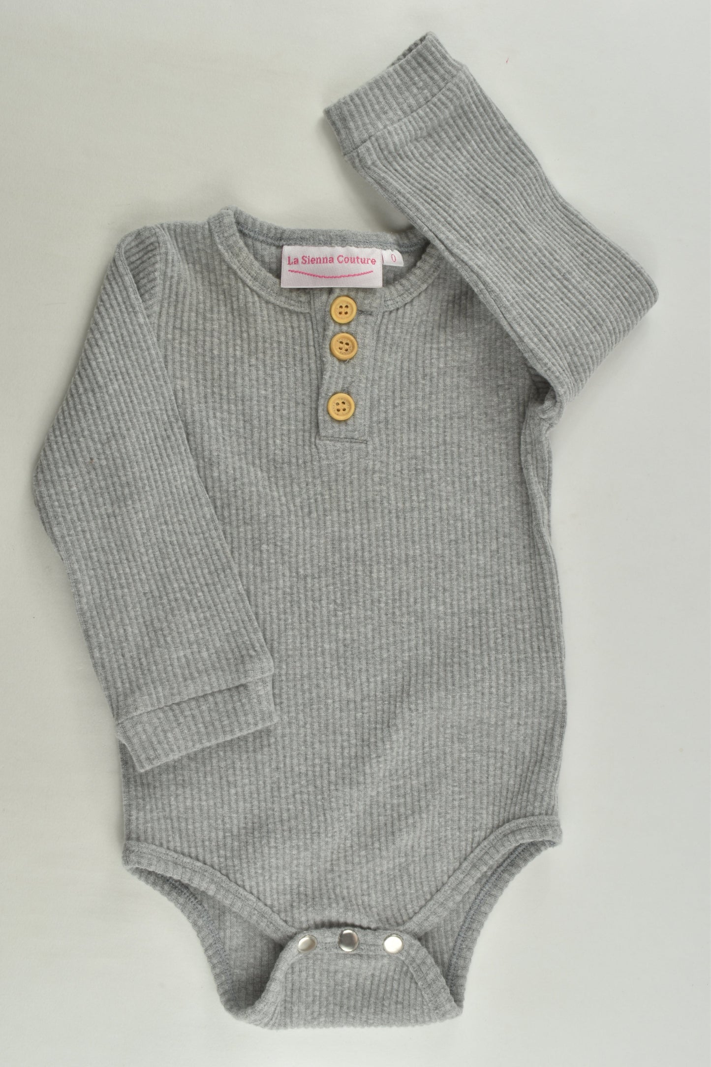 La Sienna Couture Size 0 Ribbed Bodysuit