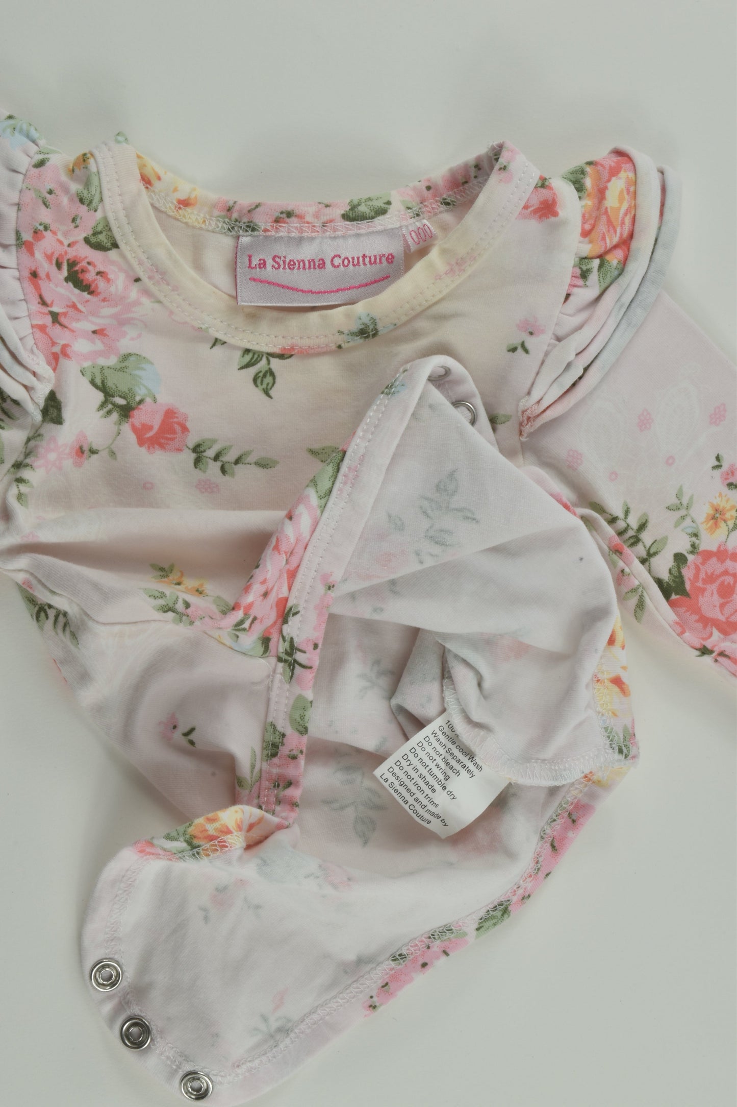 La Sienna Couture Size 000 Floral Bodysuit