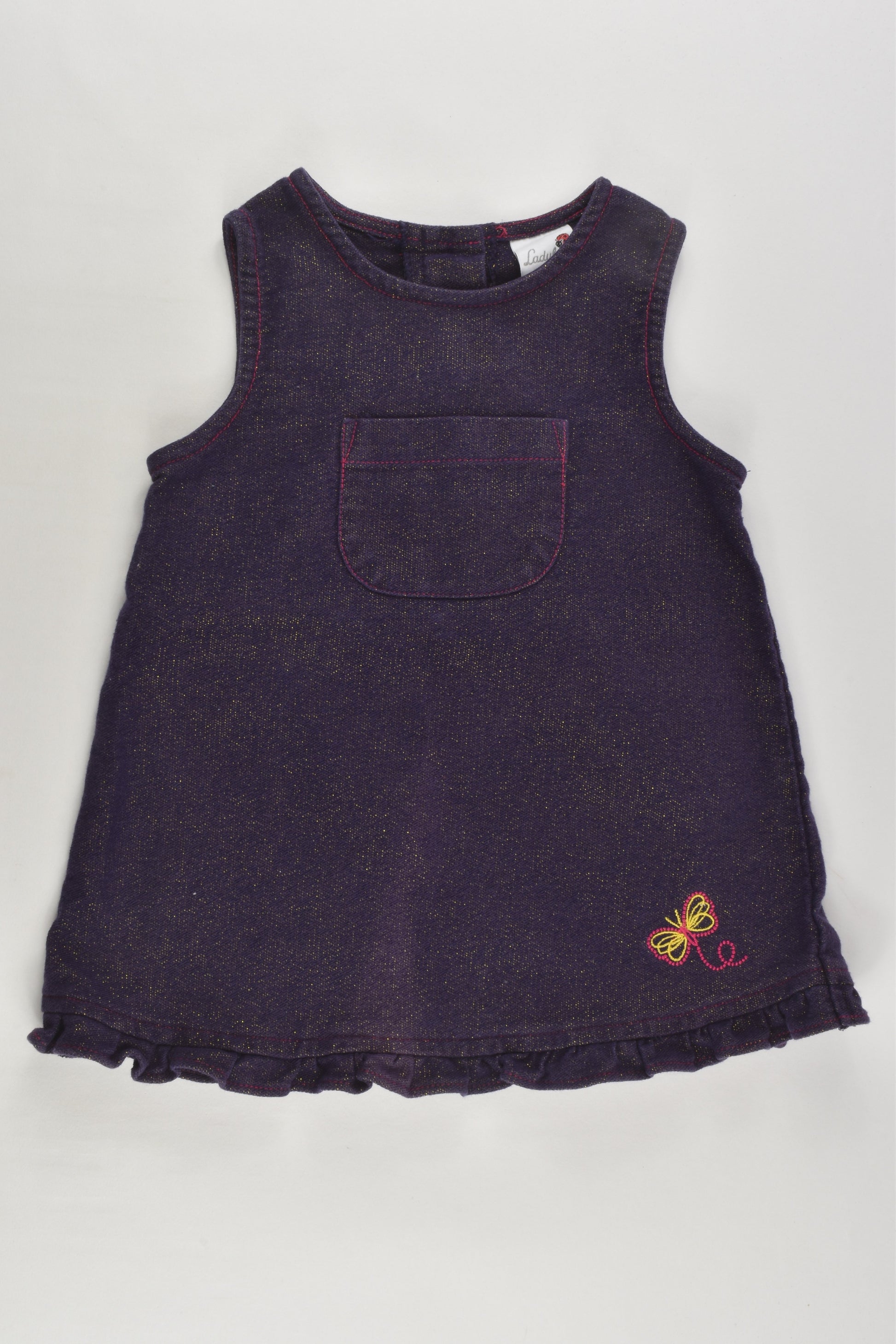 Ladybird Size 0 Metallic Butterfly Dress