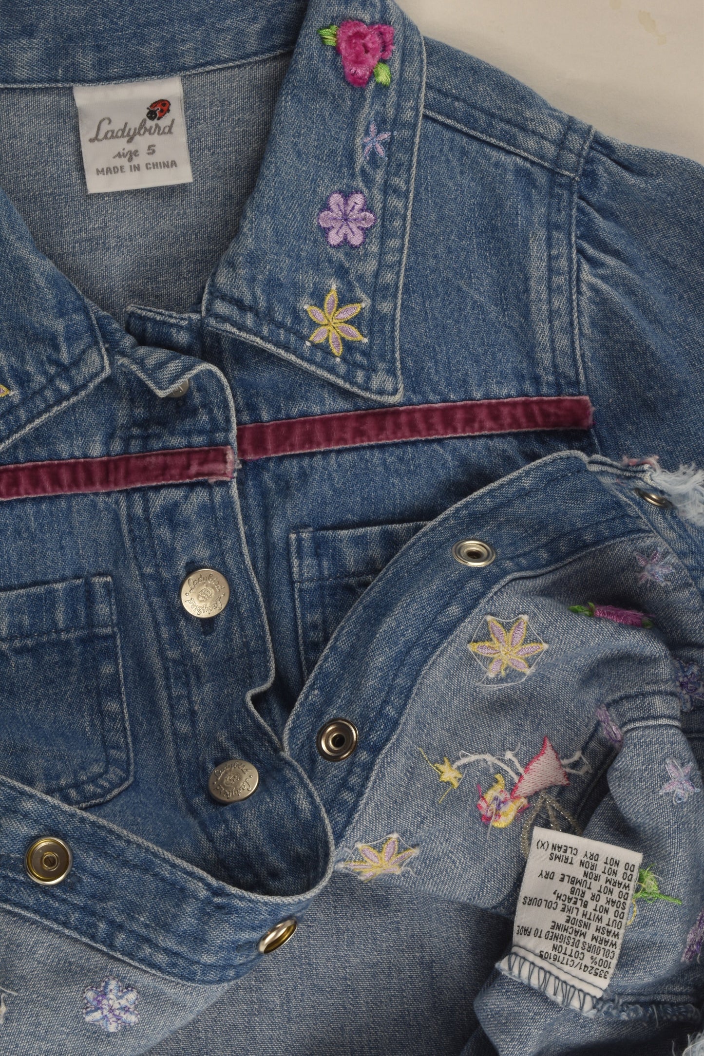 Ladybird Size 5 Fairies Denim Jacket