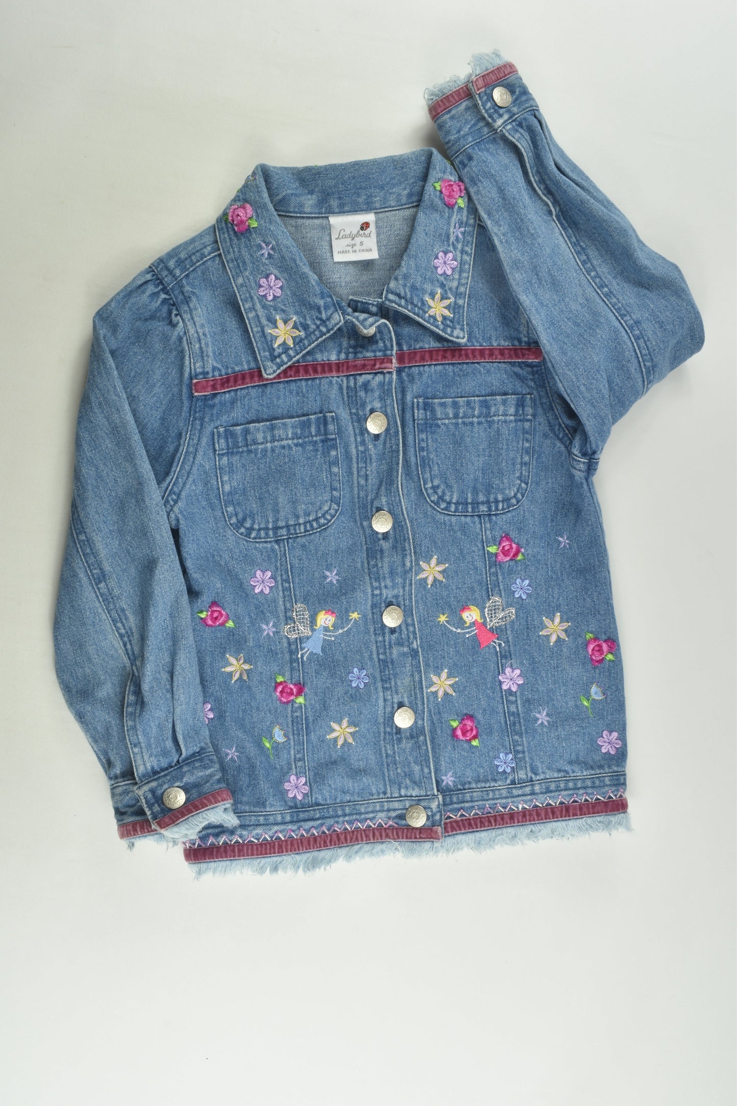 Ladybird Size 5 Fairies Denim Jacket