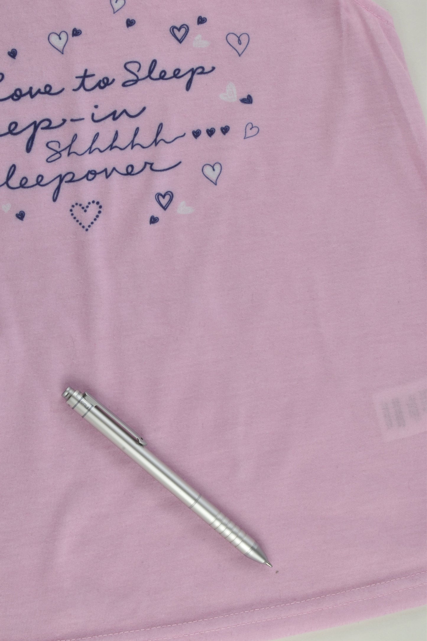 Laura Ashley Size 7/8 'Love To Sleep' Short Pyjamas
