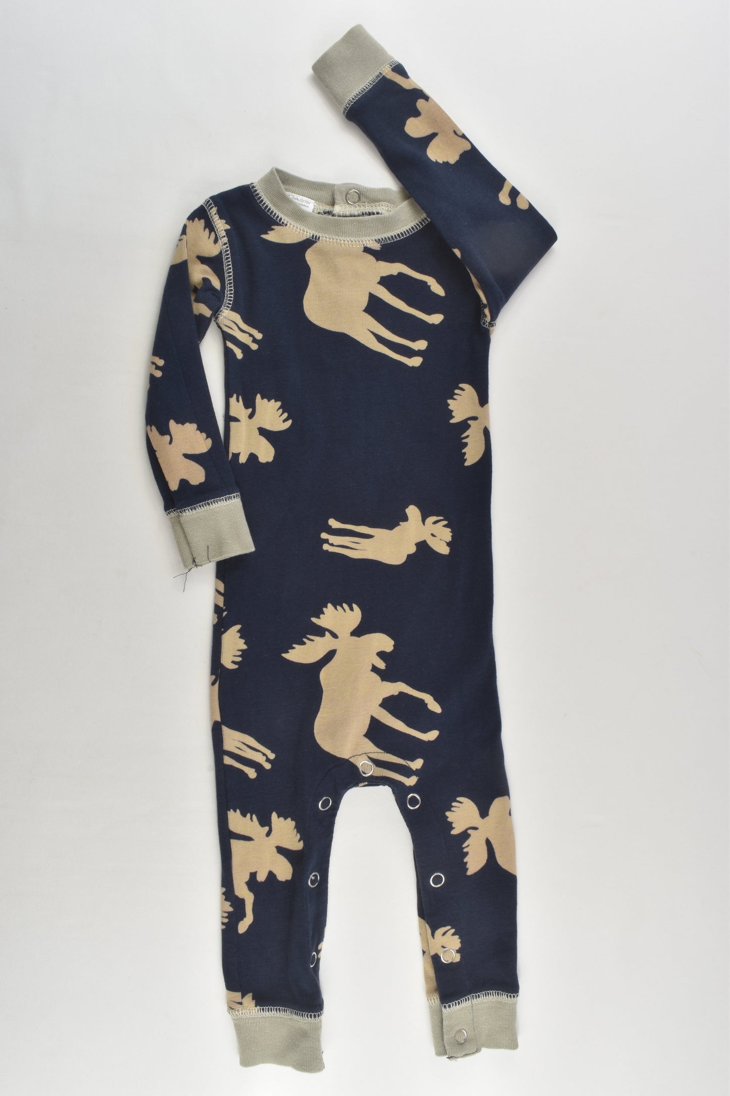 Lazy One Canada Size 00 (6 months) Moose Flap Jack Onesie