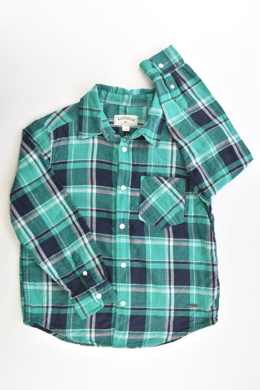 Lee Cooper Size 10 Checked Casual Collared Shirt