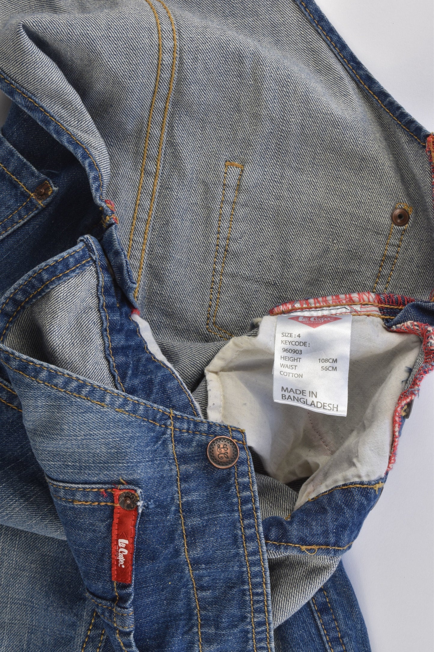 Lee Cooper Size 4 Denim Overalls