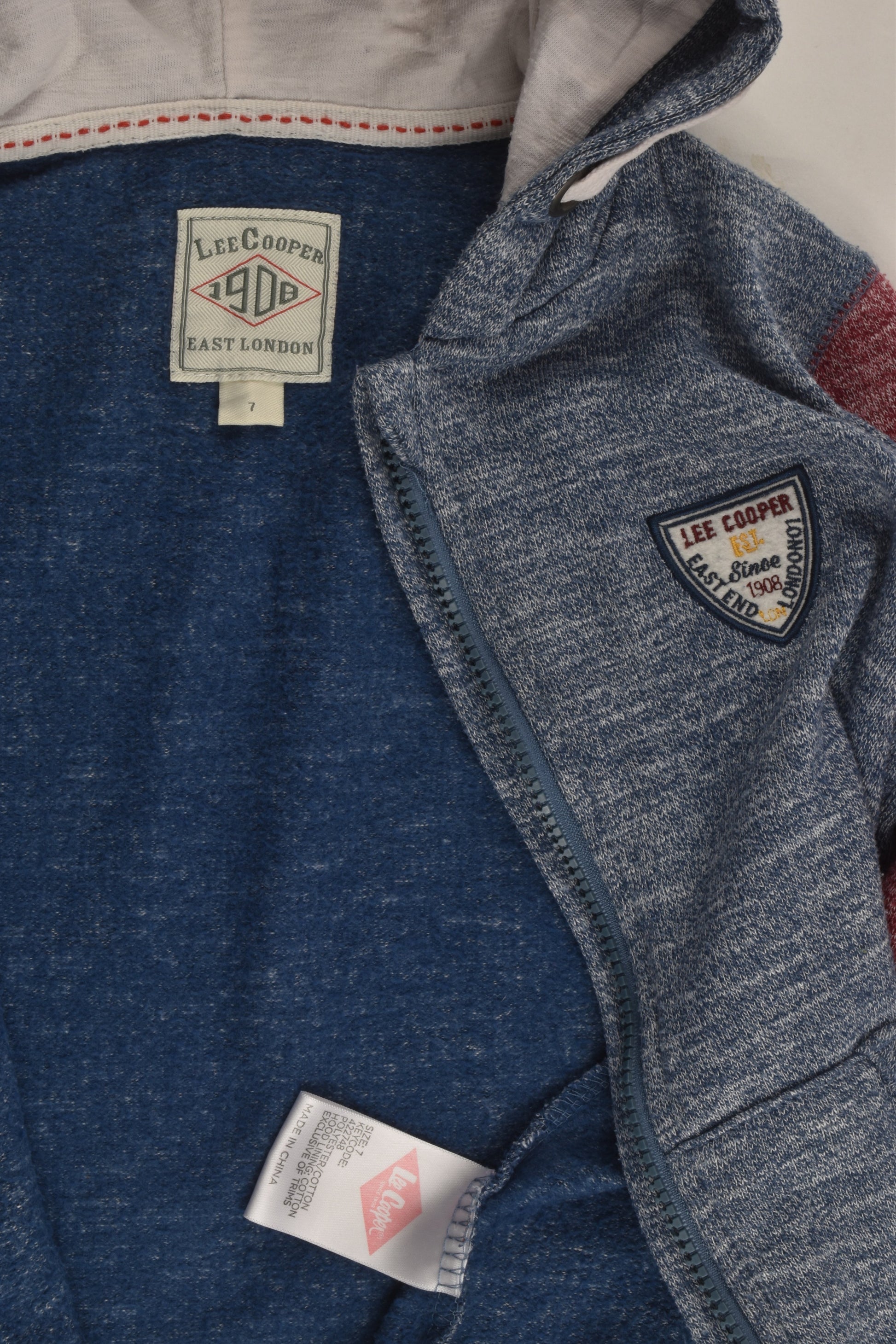 Lee Cooper Size 7 Zip Jumper