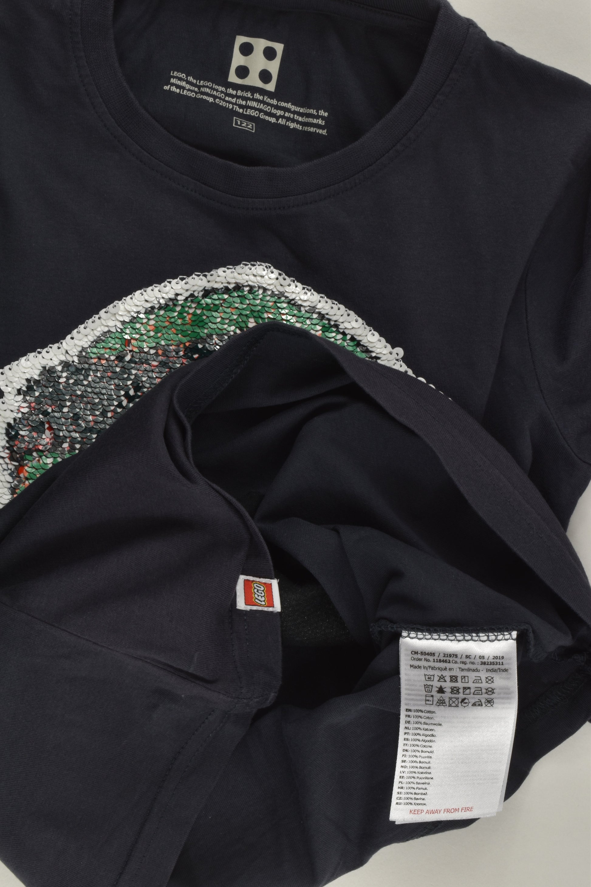 Lego Size 7 Ninjago Reversible Sequins Top