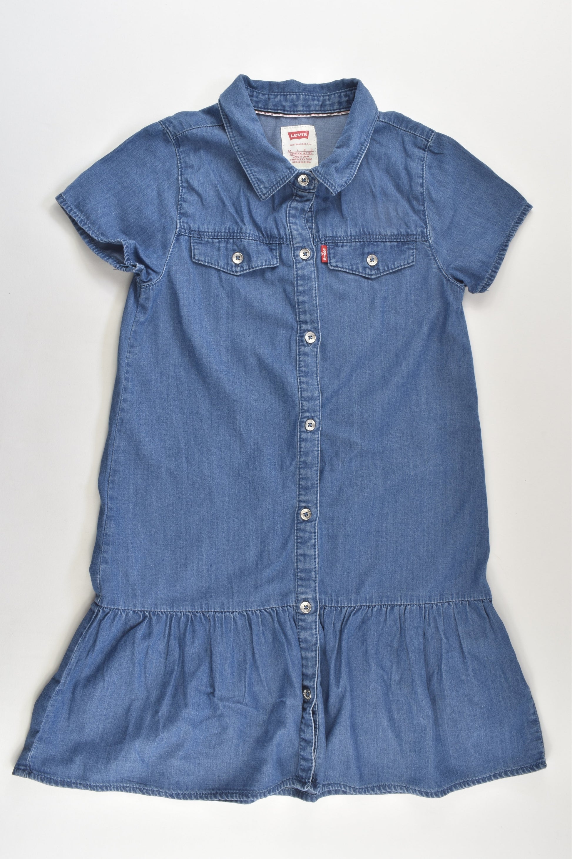 Levi's Size 6-7 Lightweight Denim Dress