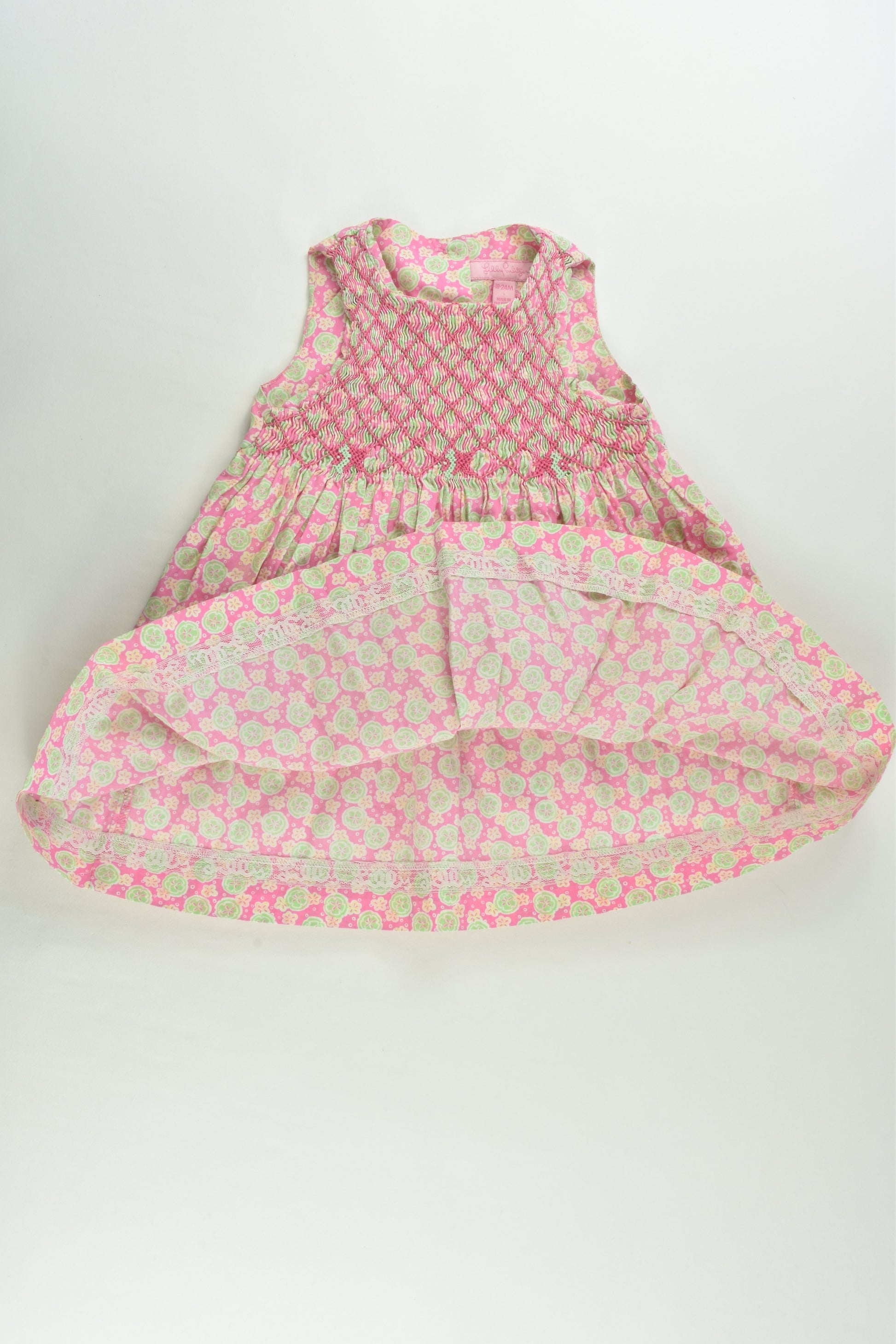 Lilly Pulitzer Size 2 (18-24 months) Smocked Dress