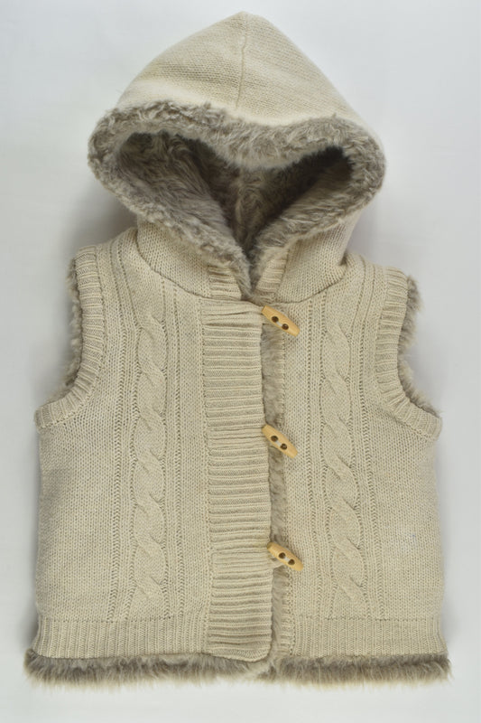 Lily & Dan Size 3 Warm Hooded Vest