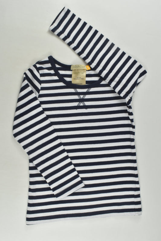 Lily & Dan Size 4 Striped Top