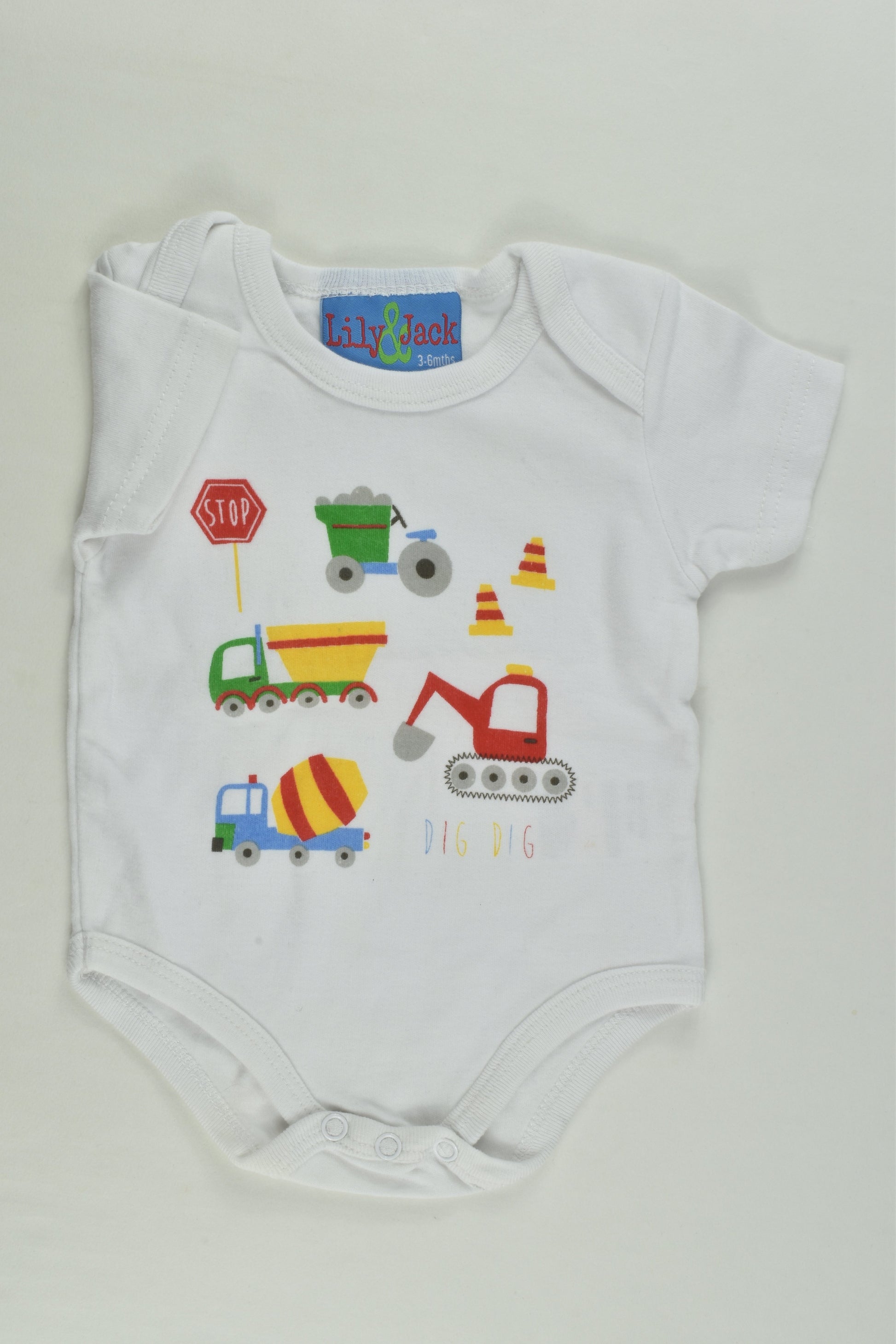 Lily & Jack Size 00 Vehicles Bodysuit