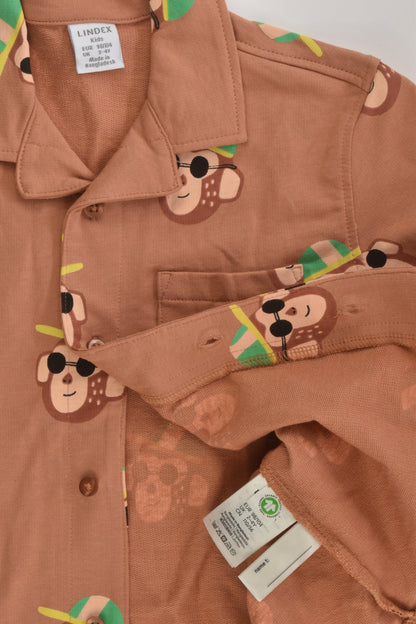 Lindex Size 3-4 Monkey Shirt
