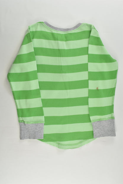 Lindex Size 5 (110 cm) Striped Ribbed Top
